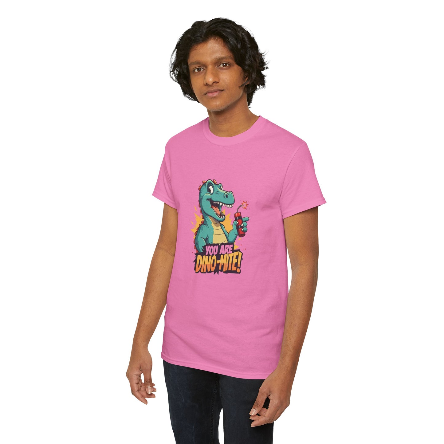 You Are Dino-Mite T-Shirt – Funny Dinosaur Graphic Tee | Cute T-Rex Shirt for Kids & Adults | Unisex Dino Lover Gift | Explosion Design