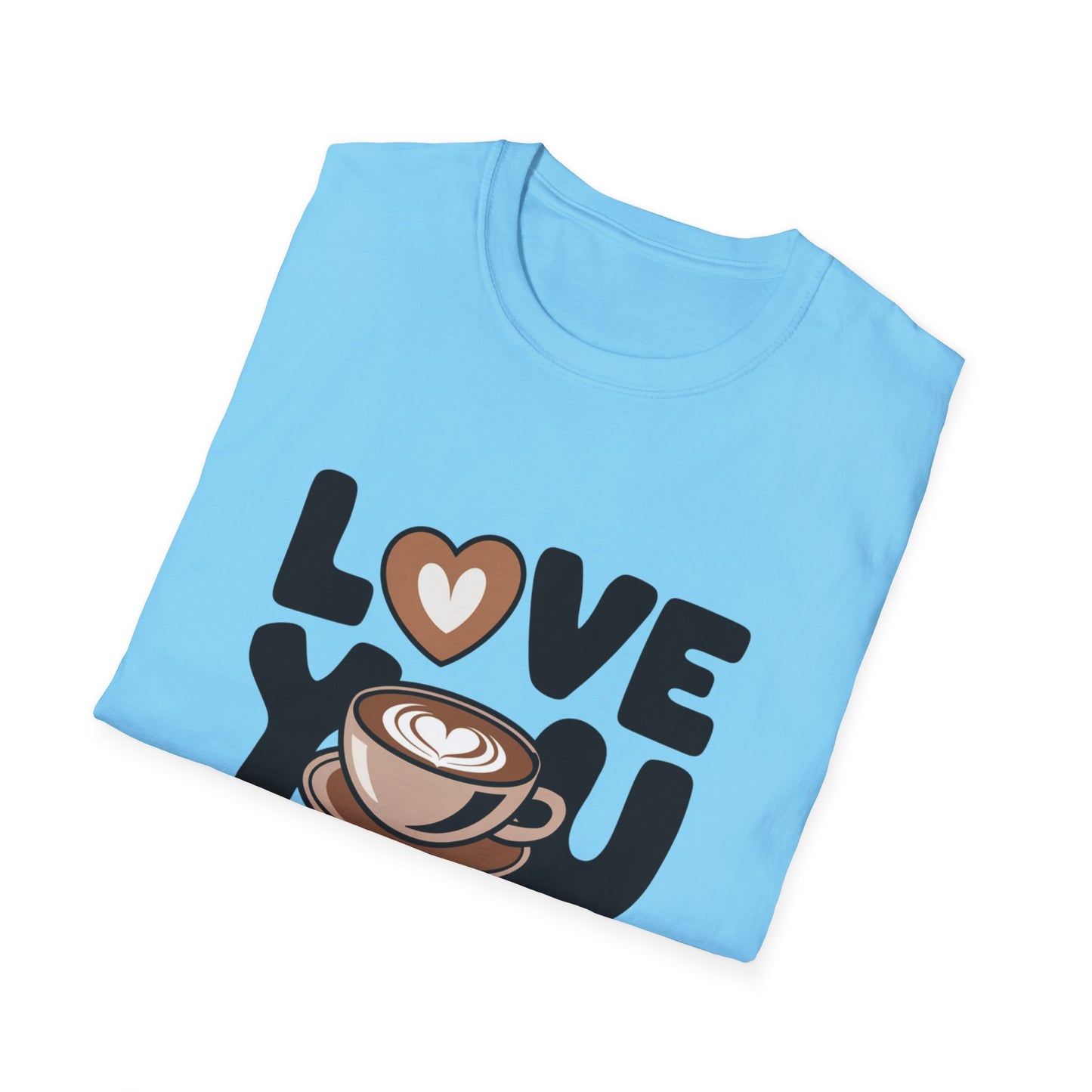Love You Latte T‑Shirt – Cute Coffee Pun Tee | Latte Lover Gift | Coffee Humor Graphic Tee | Unisex Soft Cotton Coffee Shirt