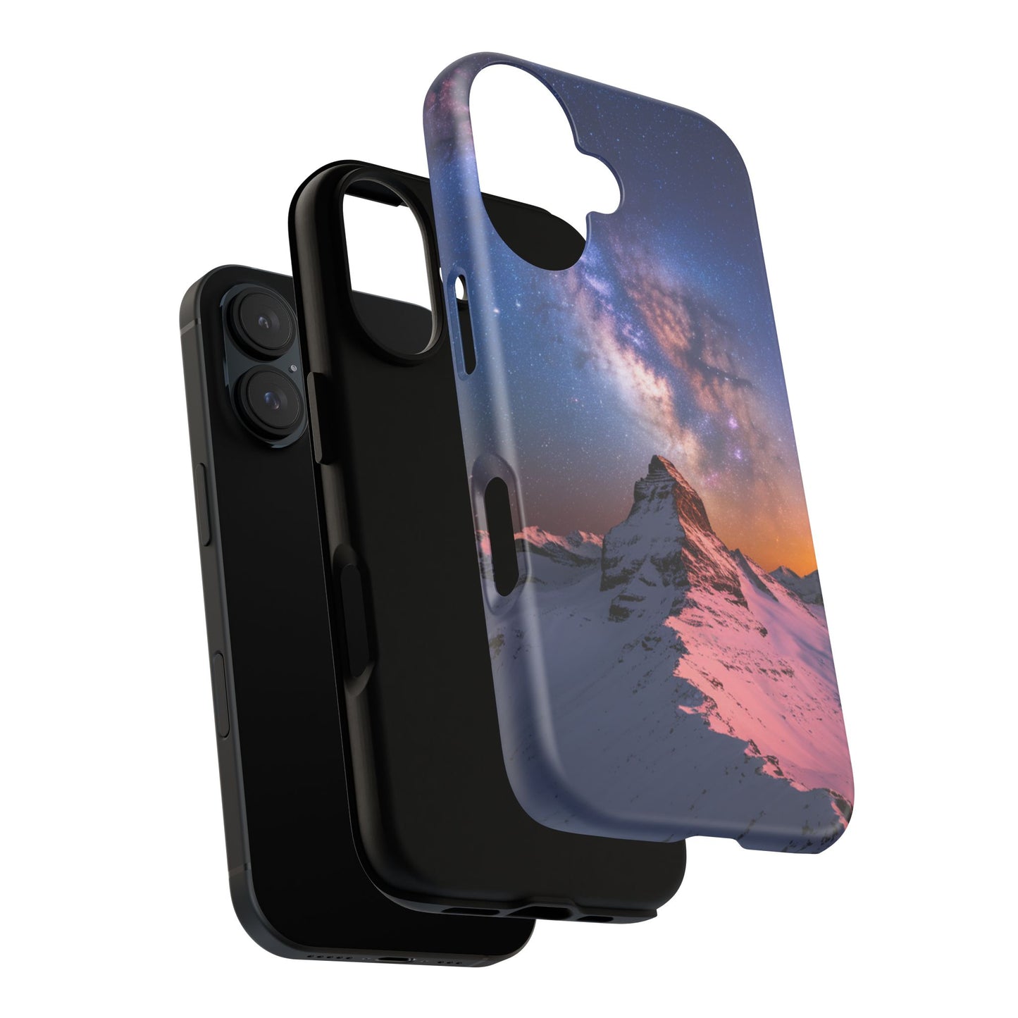 iPhone Case Mountain Top and Milky Way Nature Phone Case Unique Gift