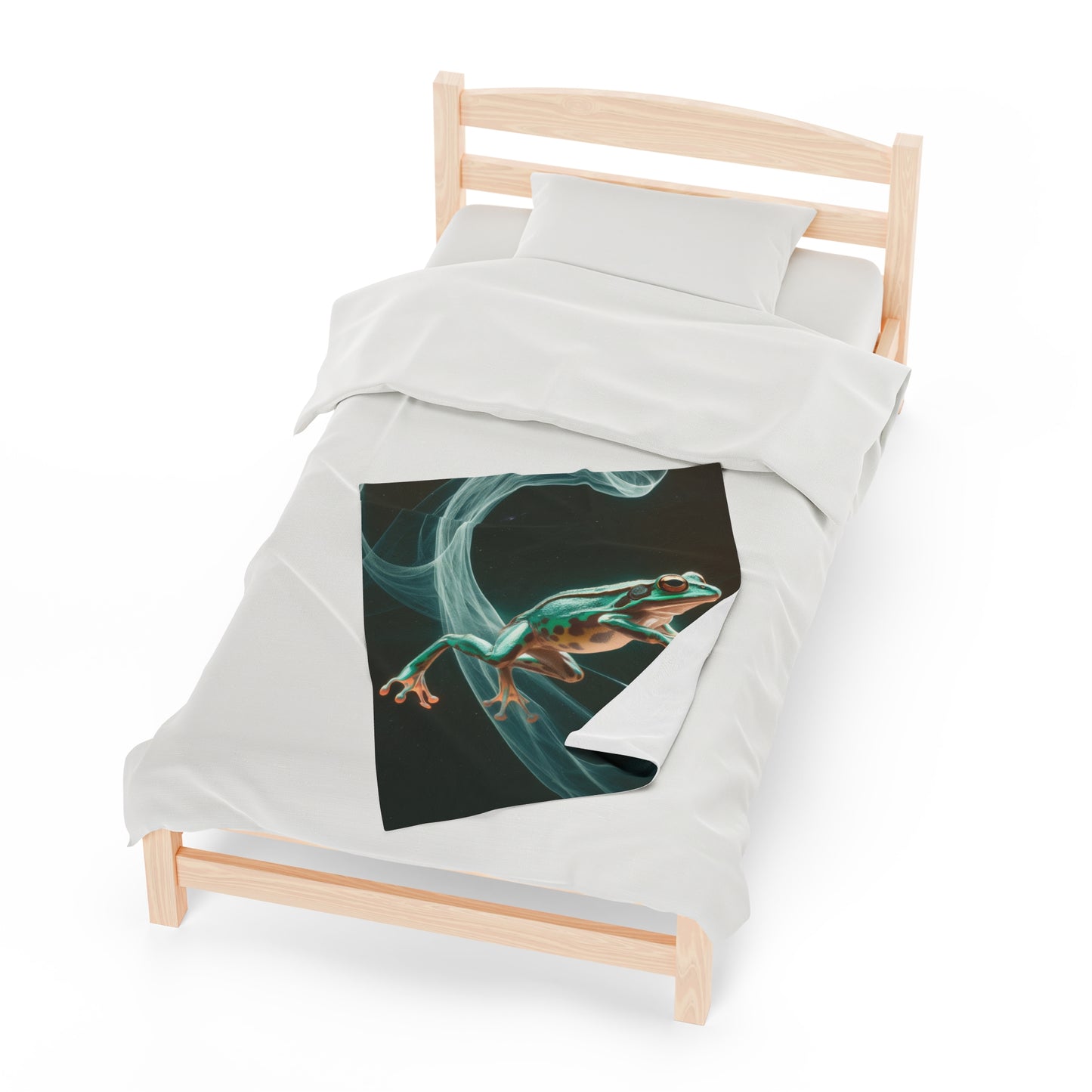 Plush Blanket - Fun Frog Design