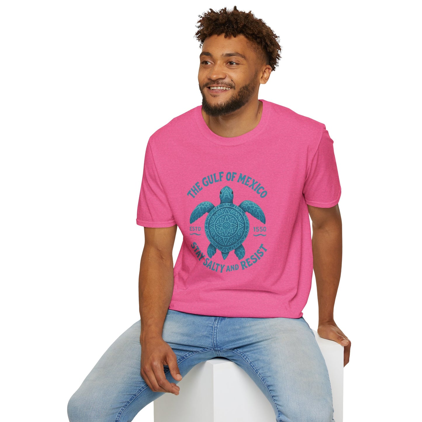 Gulf of Mexico Watercolor Sea Turtle T-Shirt - Ocean Wildlife Tee - Nature Lover Gift - Summer Beach Top - Coastal Art Graphic Tee