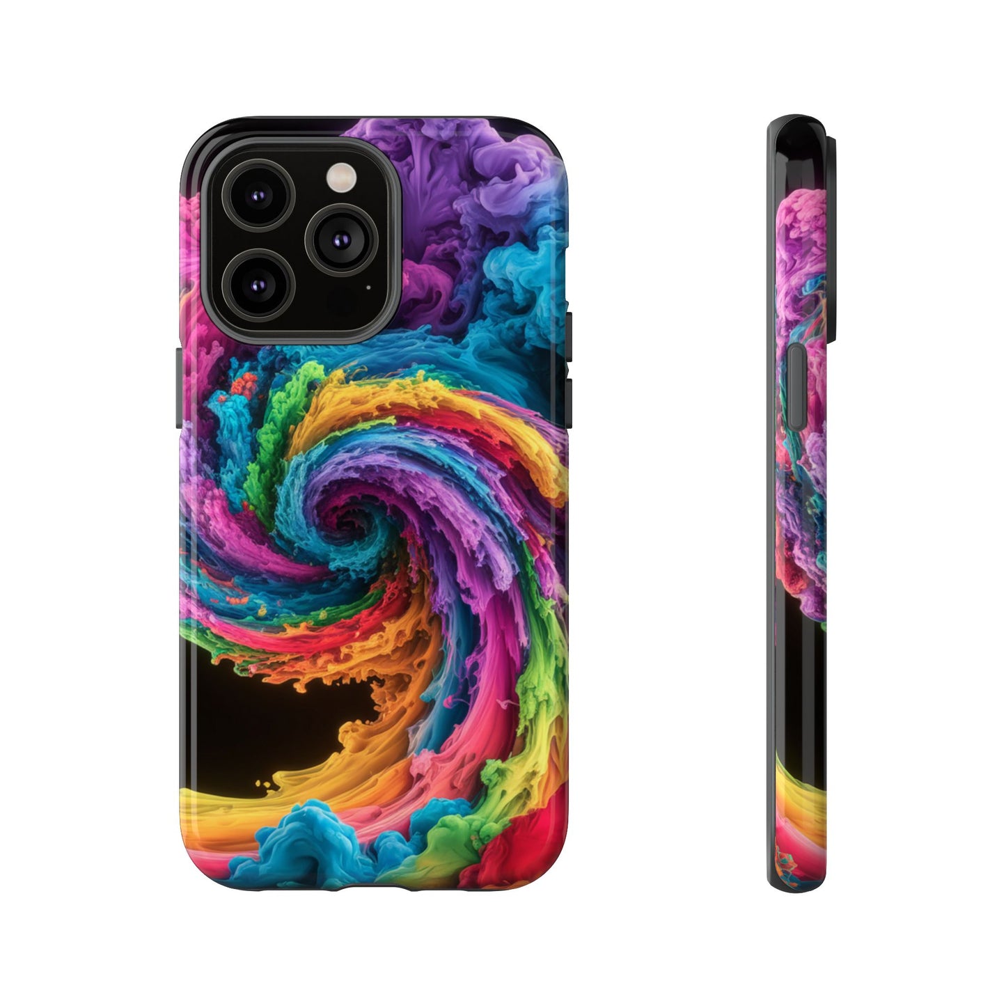iPhone Case - Colorful Swirl Design