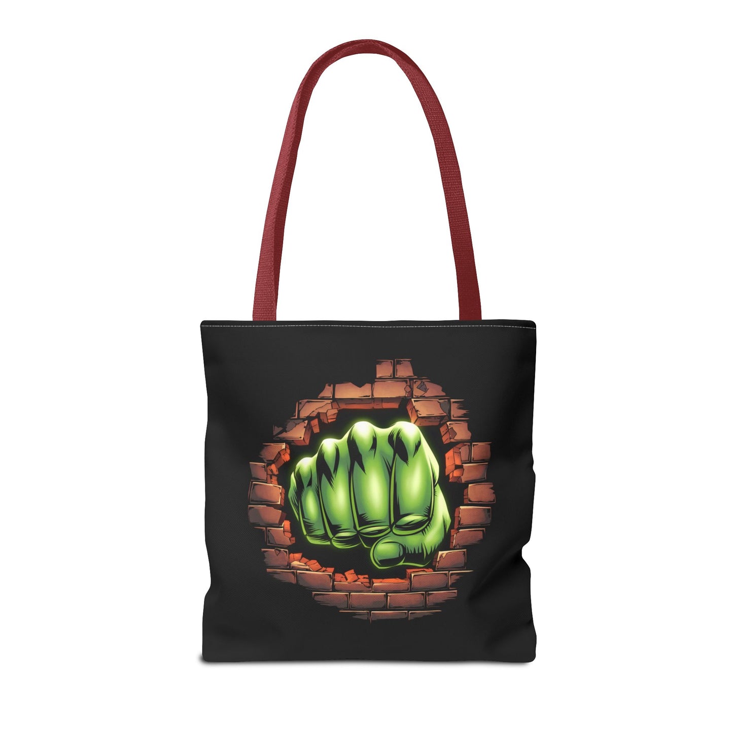 Green Fist Tote Bag, Comic Book Bag, Geeky Gift, Tote for Geeks, Reusable Bag
