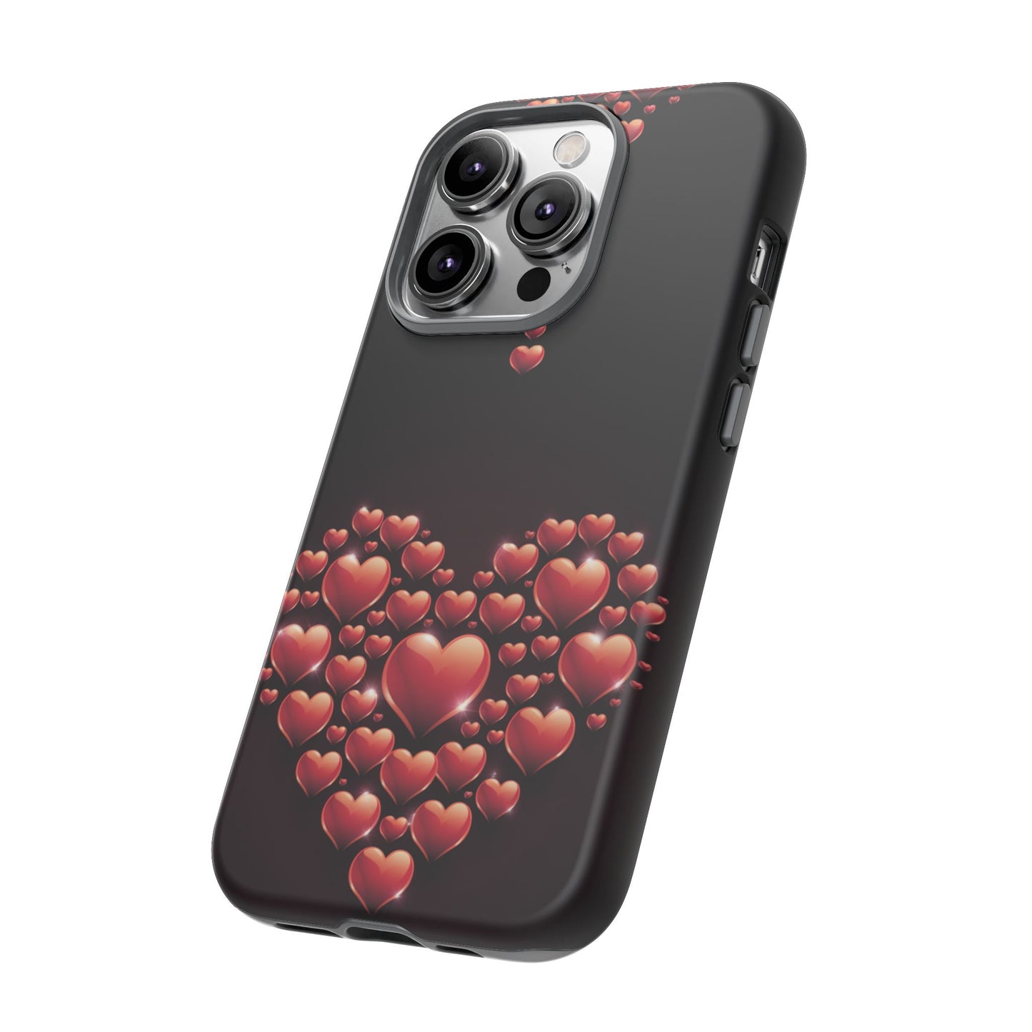 iPhone Case - Heart Made Out of Hearts Design