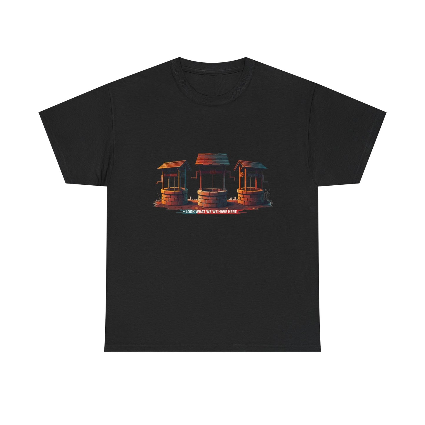 Funny “Well Well Well” T-Shirt • Pun Graphic Tee with Wishing Wells • Retro Vintage Humor Shirt • Gift for Pun Lovers & Joke Fans