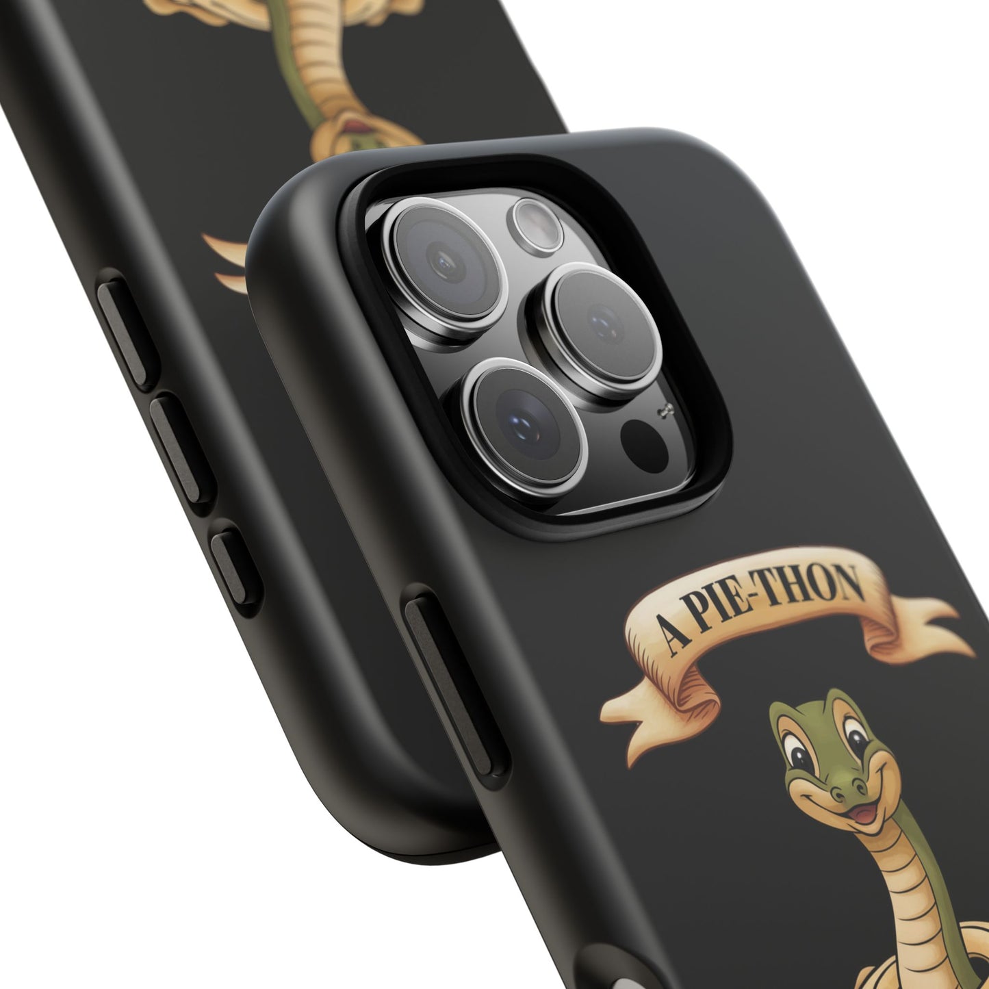 iPhone Case - 'Pie-Thon' Snake Pie Funny Tough Case