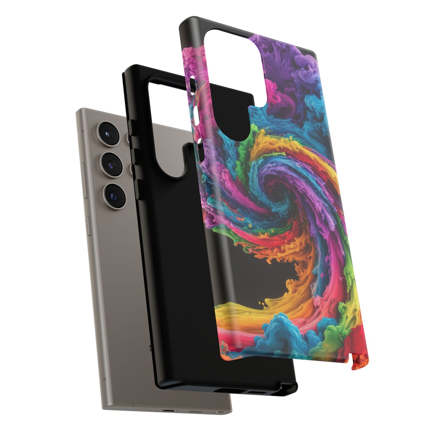 Phone Case - Colorful Swirl Design for Samsung Galaxy