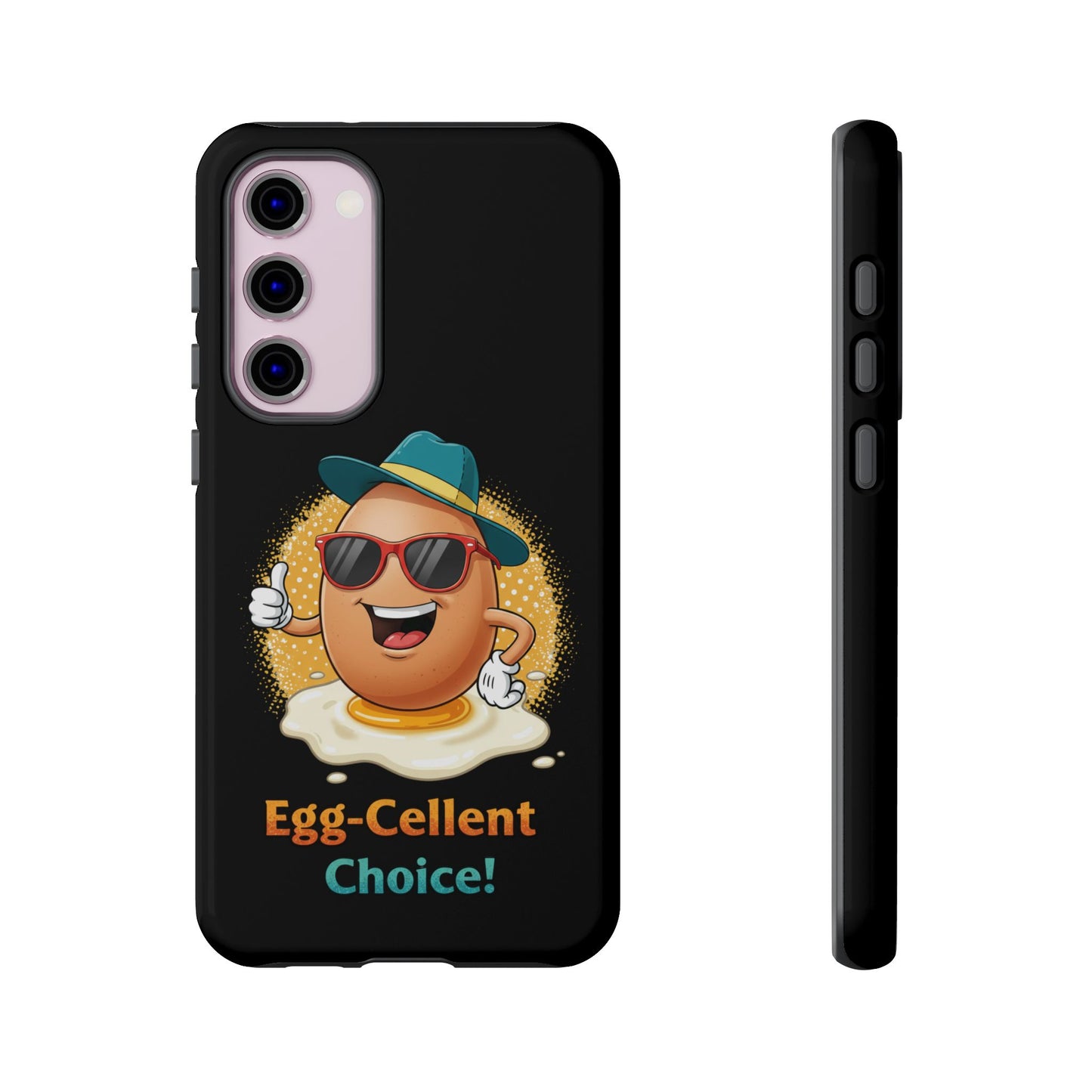 Samsung Phone Case - Egg-Cellent Choice Pun Design