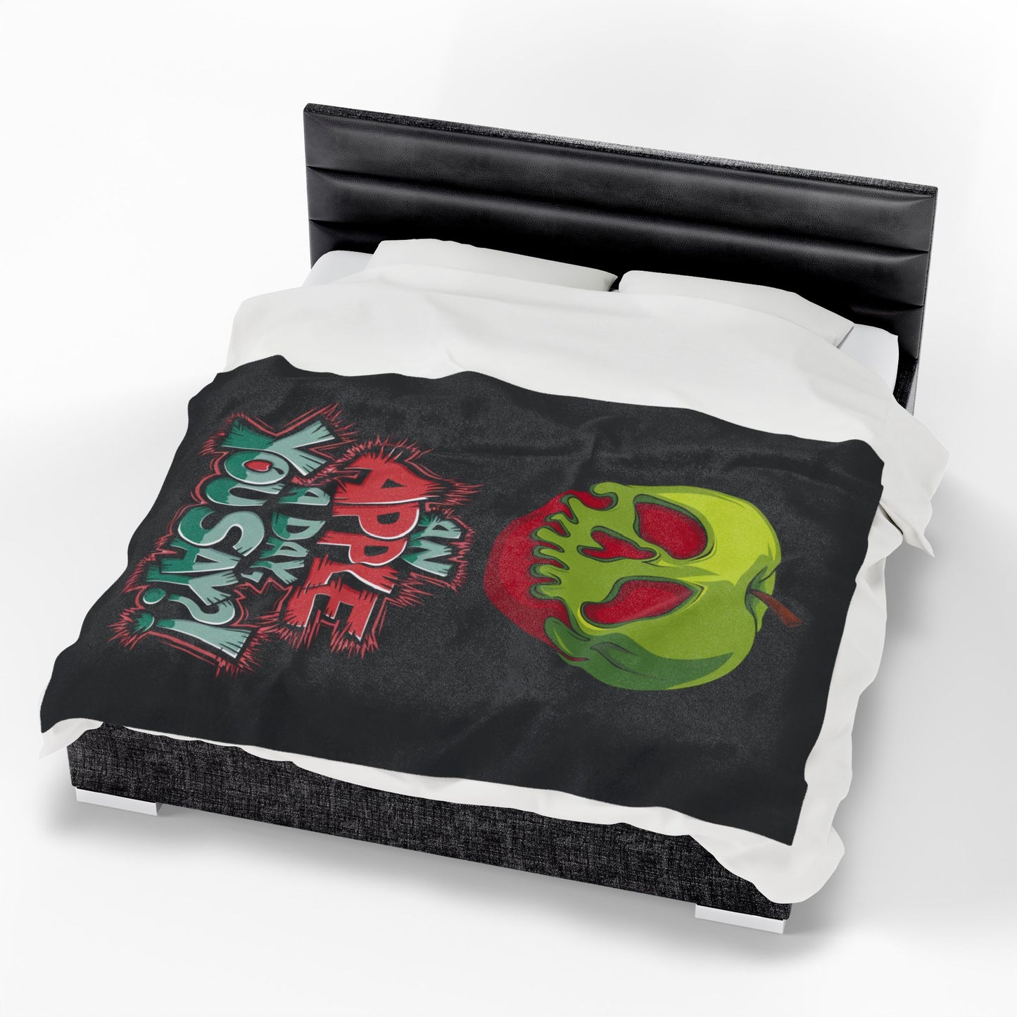 Plush Blanket - Poison Apple Design for Cozy Nights