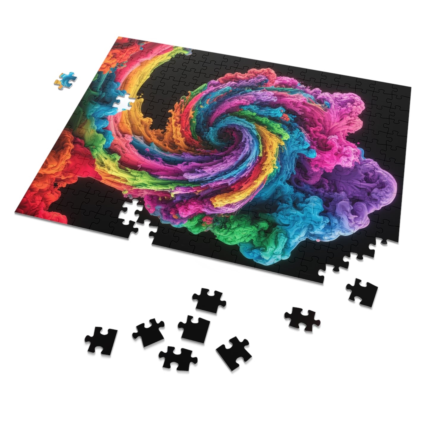 Jigsaw Puzzle - Colorful Swirl Design