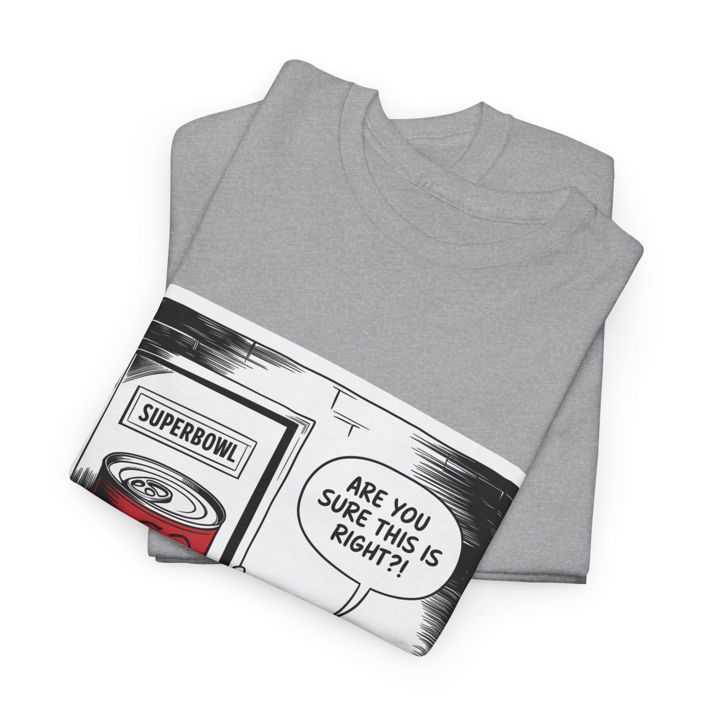 Comic Unisex Tee - Superbowl Design