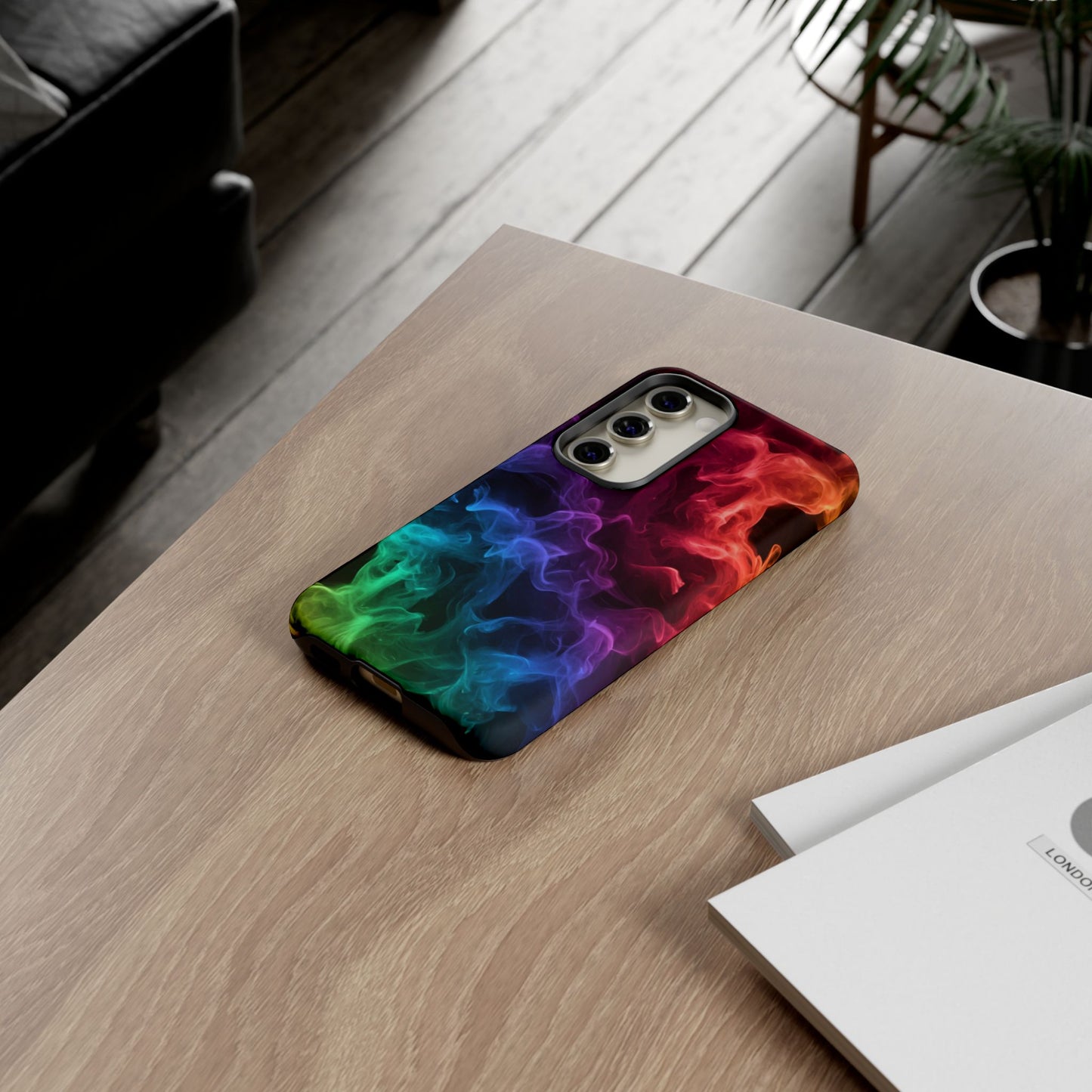 Samsung Tough Case - Colorful Smoke Design
