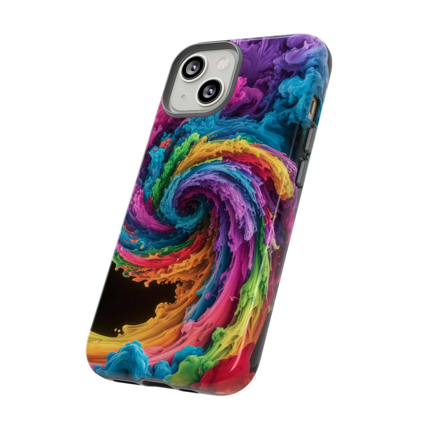 iPhone Case - Colorful Swirl Design