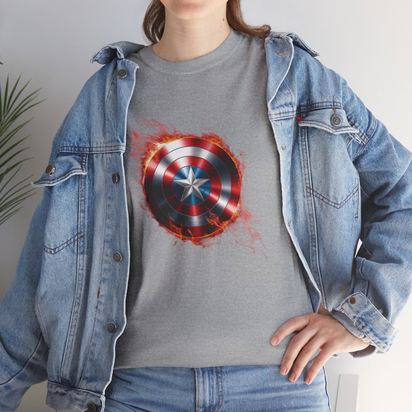 Captain America Flame Tee