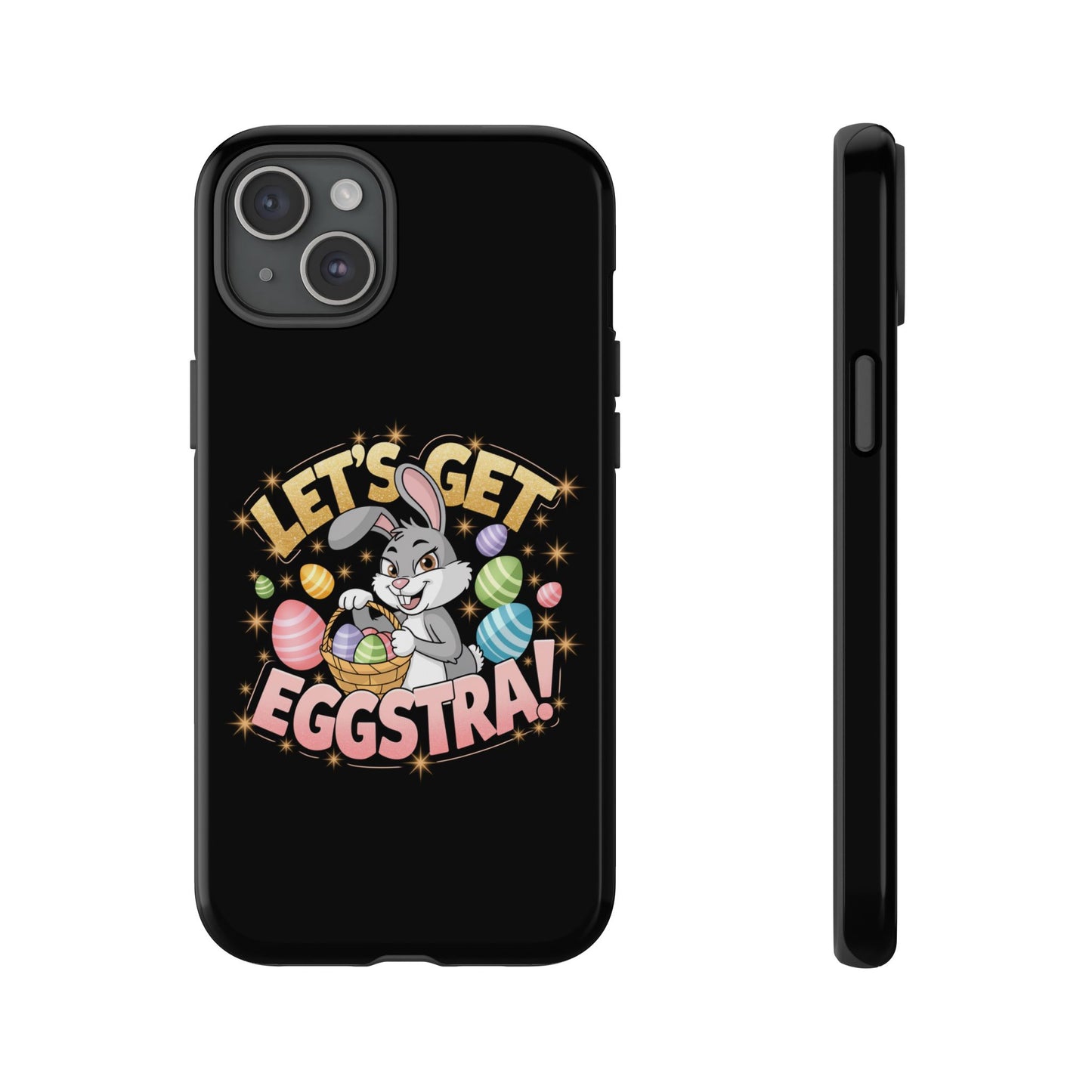 iPhone Case Easter Bunny 'Let's Get Eggstra Phone Case Easter iPhone Case