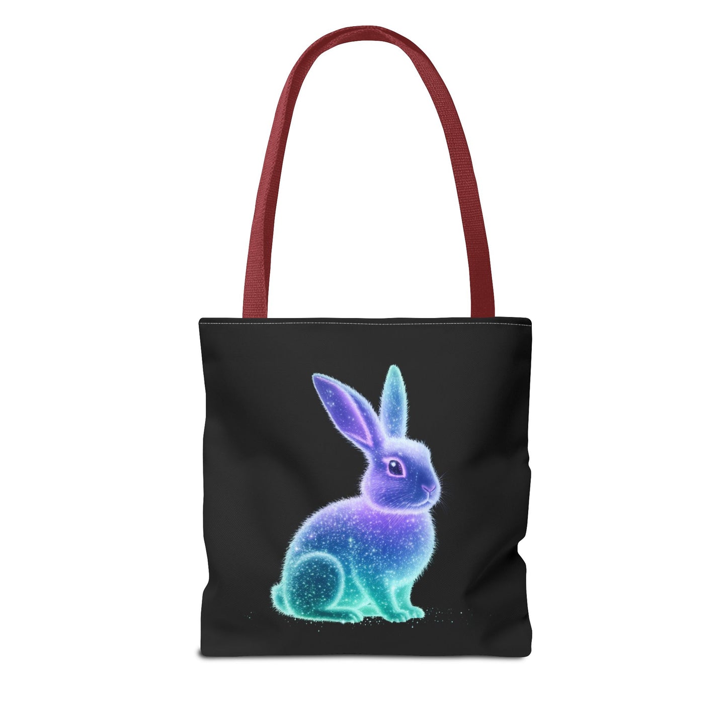 Bioluminescent Easter Bunny Tote Bag Easter Bag Easter Tote Reusable Shopping Bag
