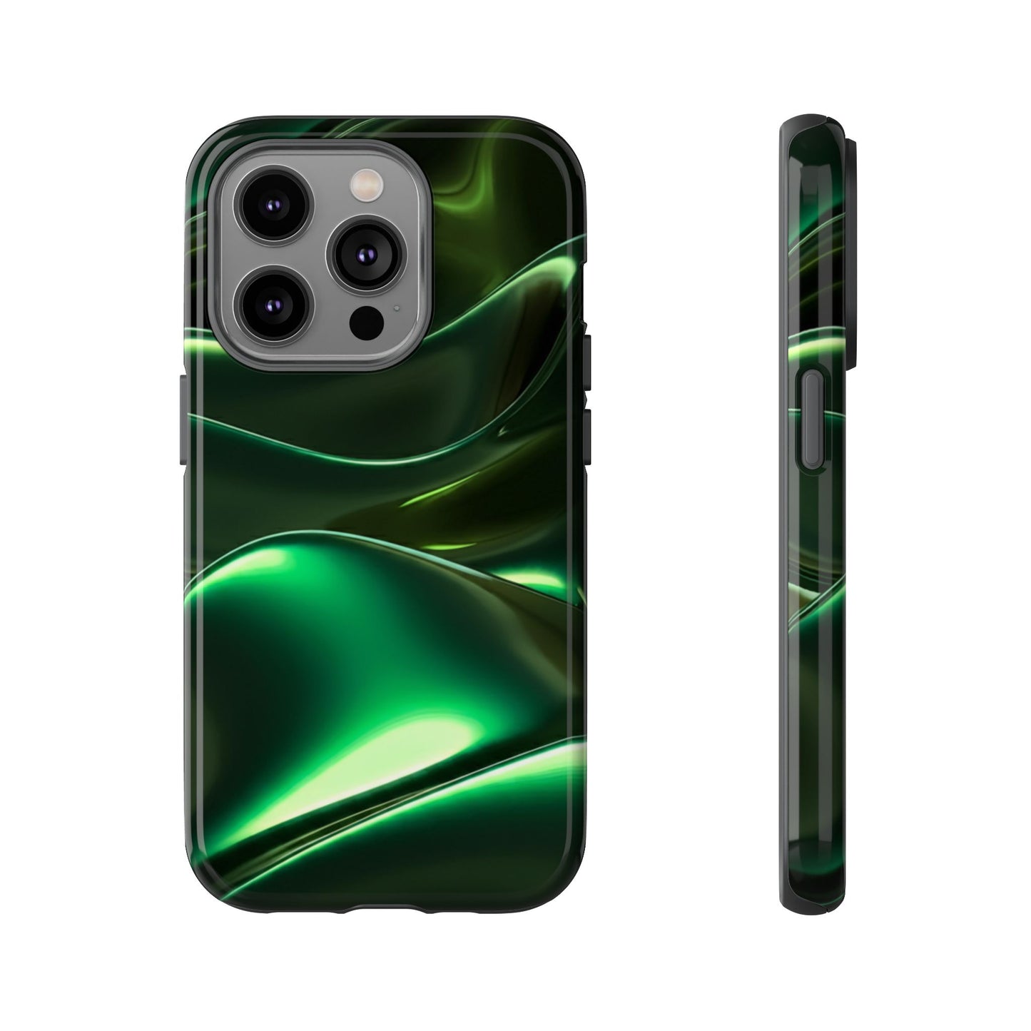 iPhone Case - Fluid Metallic Design