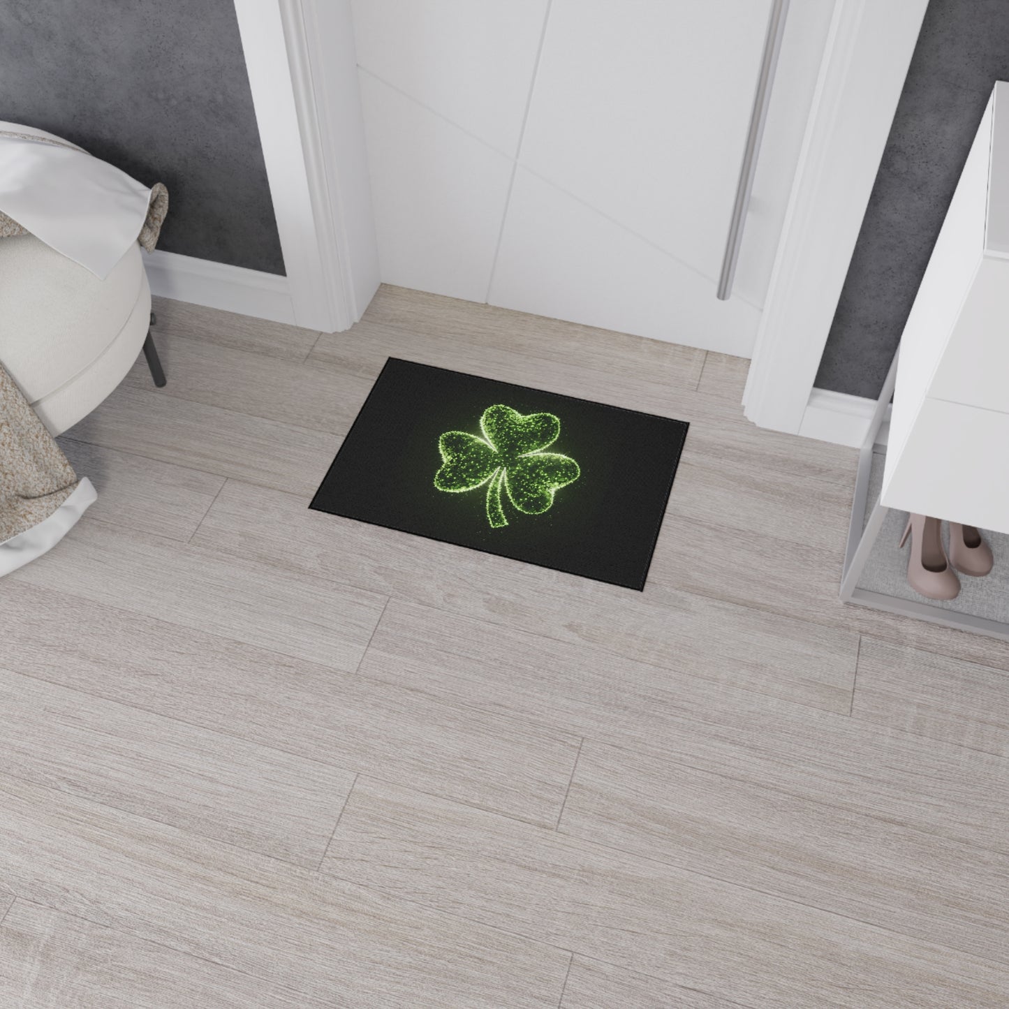 Floor Mat - Shamrock Design