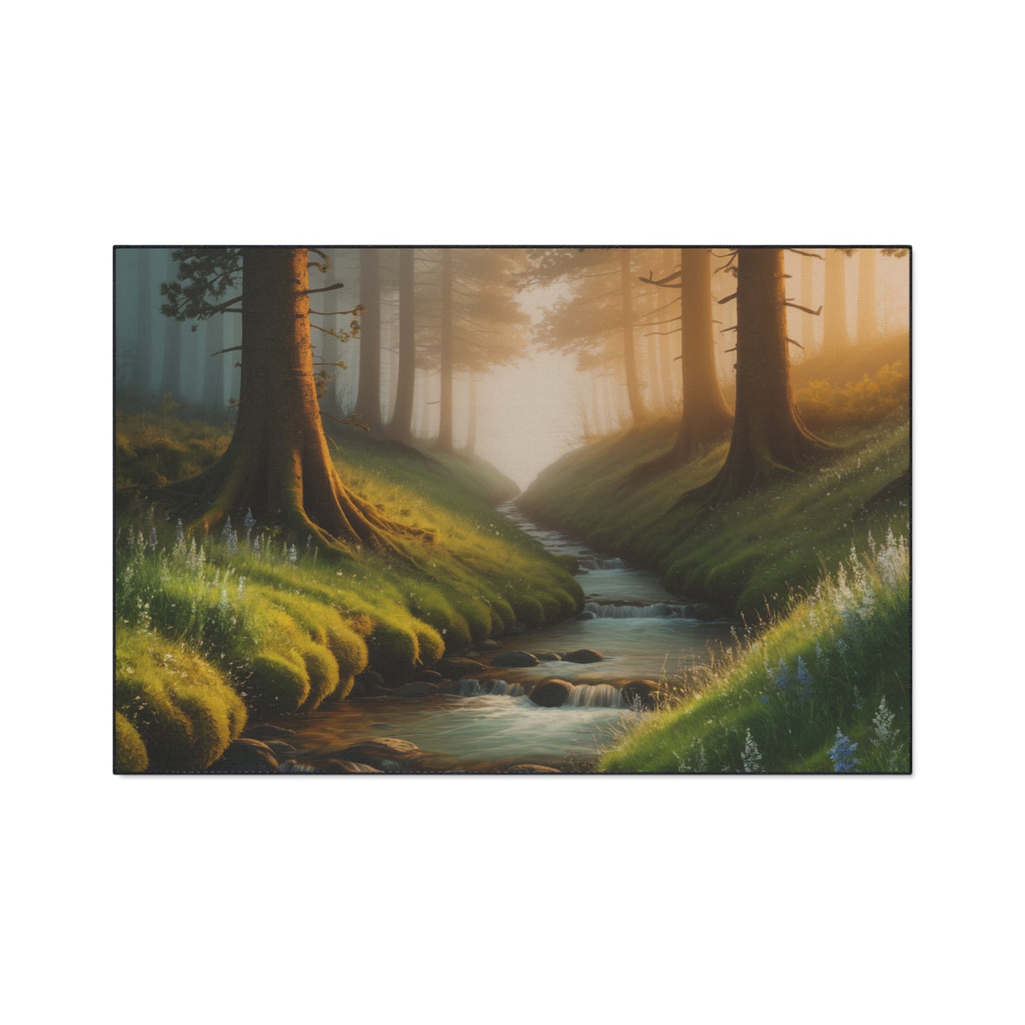 Nature Floor Mat Forest Welcome Mat Stream Door Mat