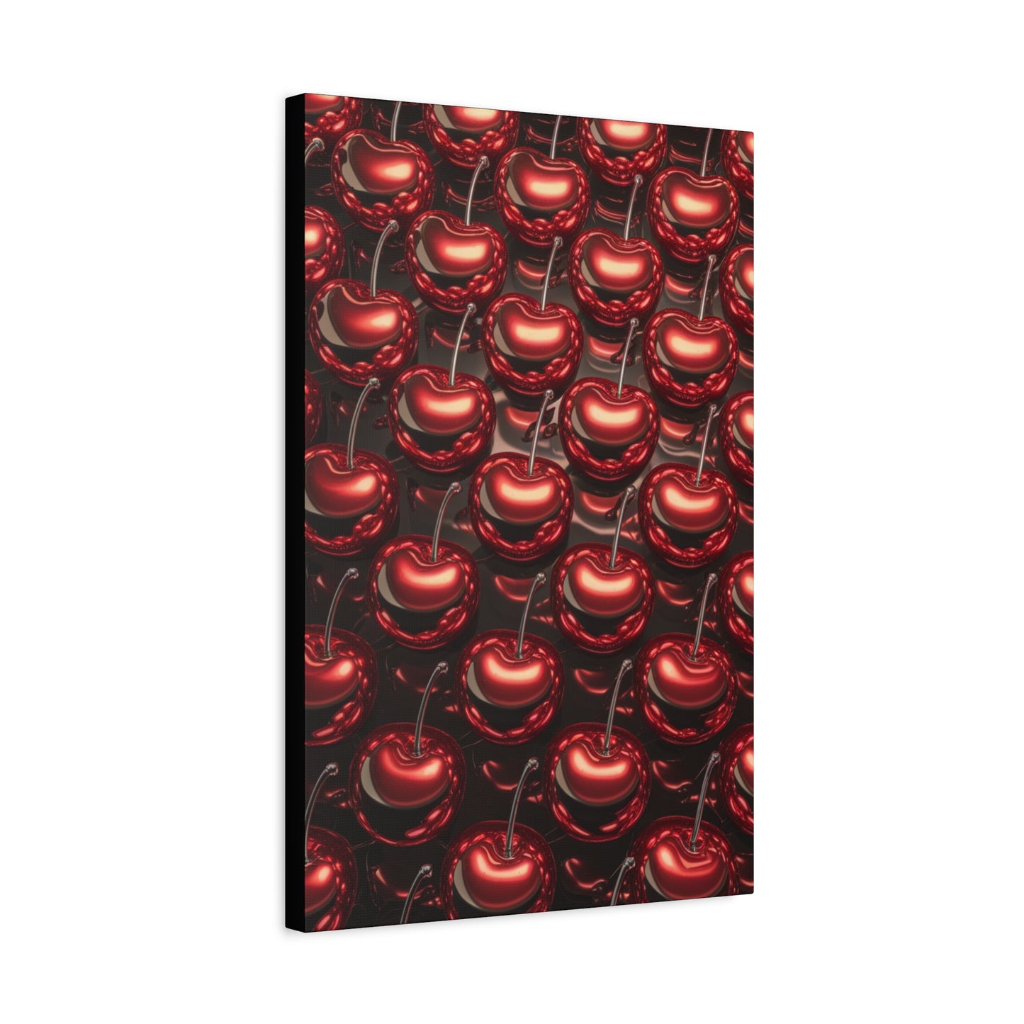 Canvas Wall Art - Colorful Shiny Cherries