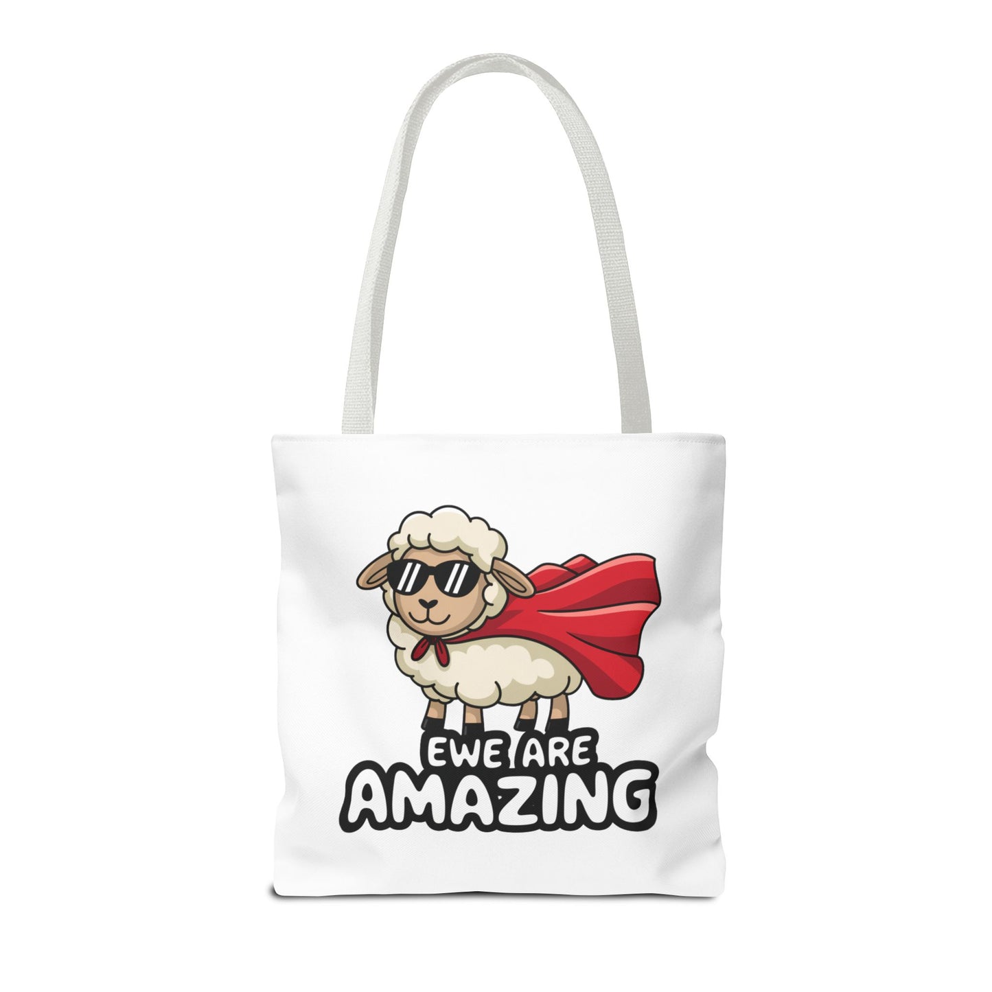 Sheep Tote Bag - Ewe Are Amazing Inspirational Bag Everyday Tote Funny Bag