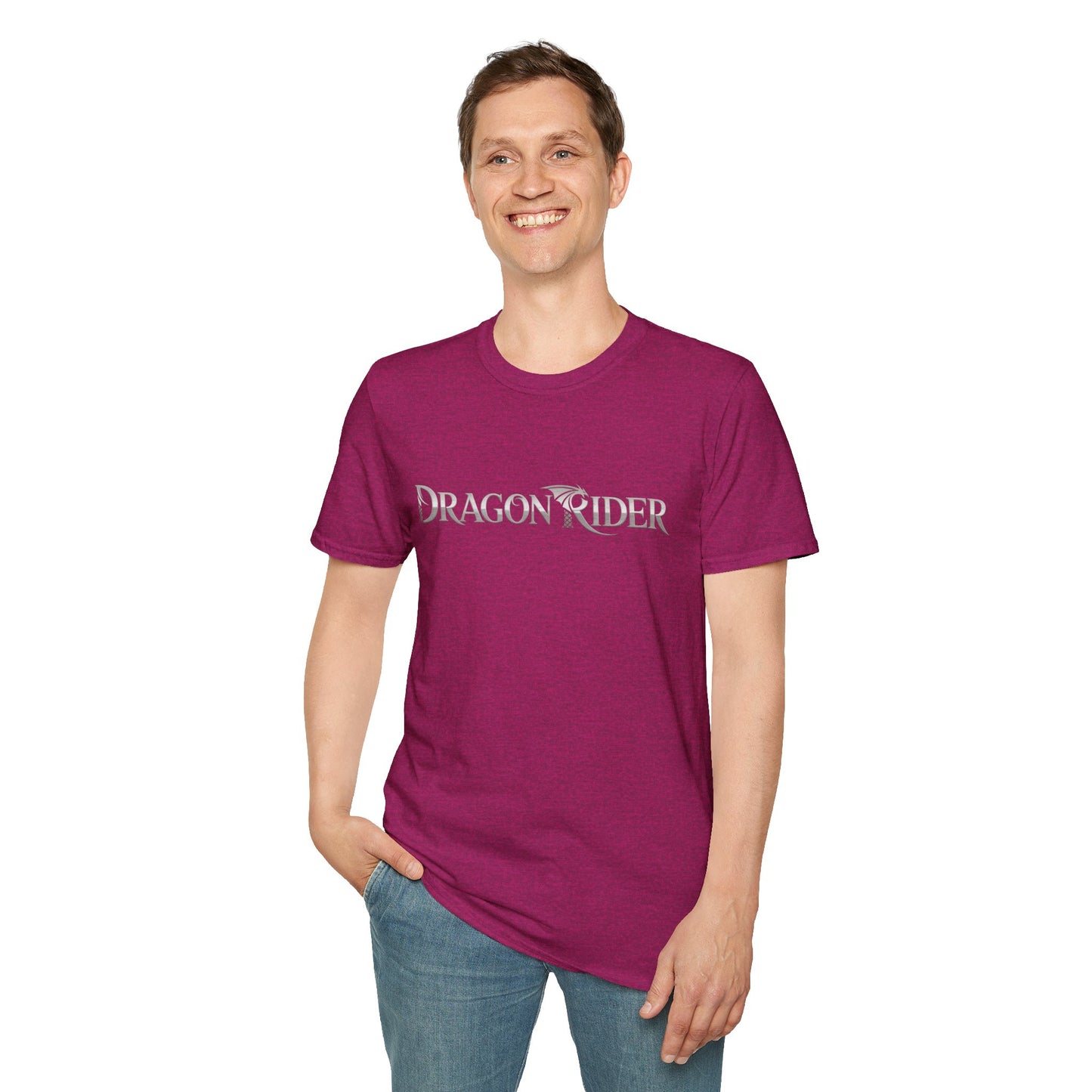 Dragon Rider T-Shirt | Fantasy Dragon Graphic Tee | Unisex Nerdy Shirt | Gamer Gift | Medieval Mythical Shirt | Cosplay Style Tee