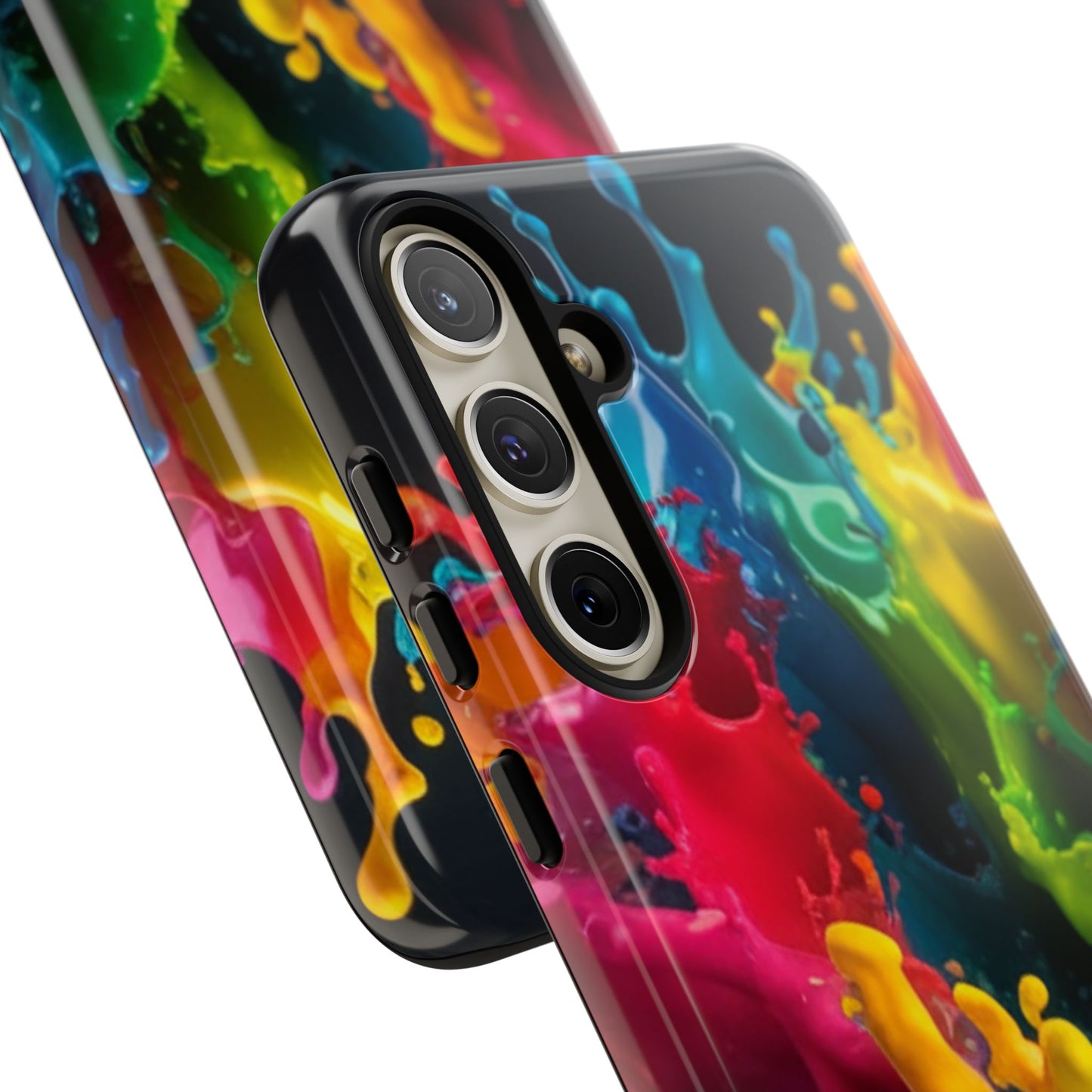 Vibrant Splash Samsung Phone Case - Tough Spectrum Splash Samsung Case