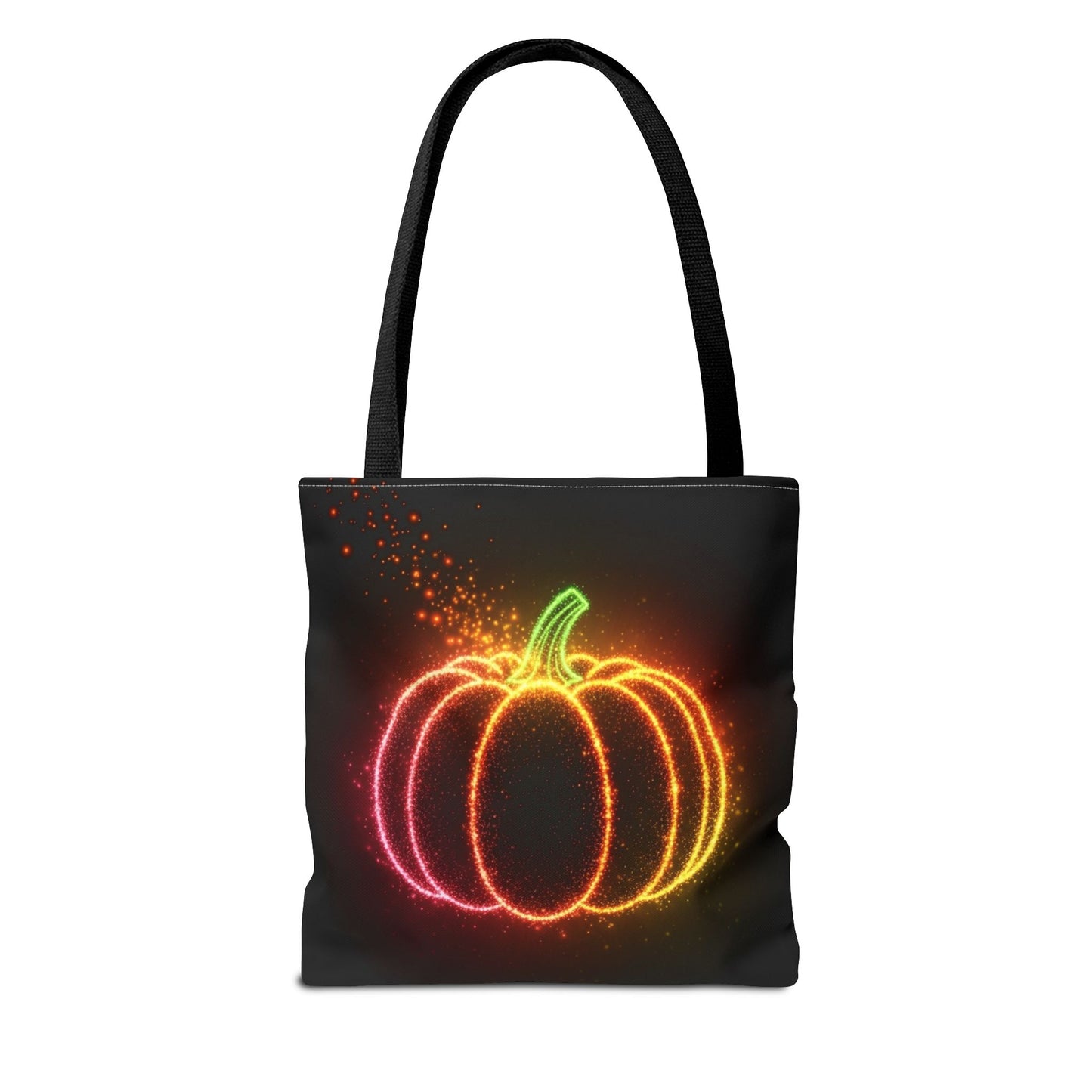 Neon Pumpkin Tote Bag, Halloween Tote, Fall Aesthetic Trick Or Treat Bag, Spooky Season Accessory, Pumpkin Bag, Fall Gift Idea