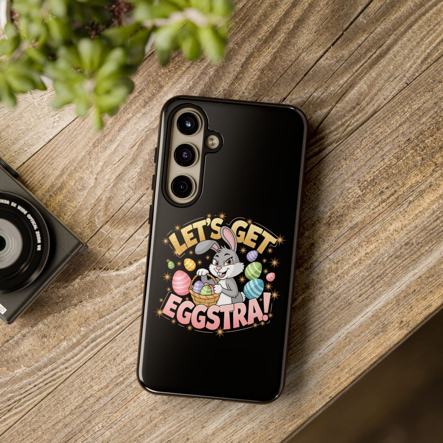 Samsung Phone Case Easter Bunny Let's Get Eggstra Samsung Case