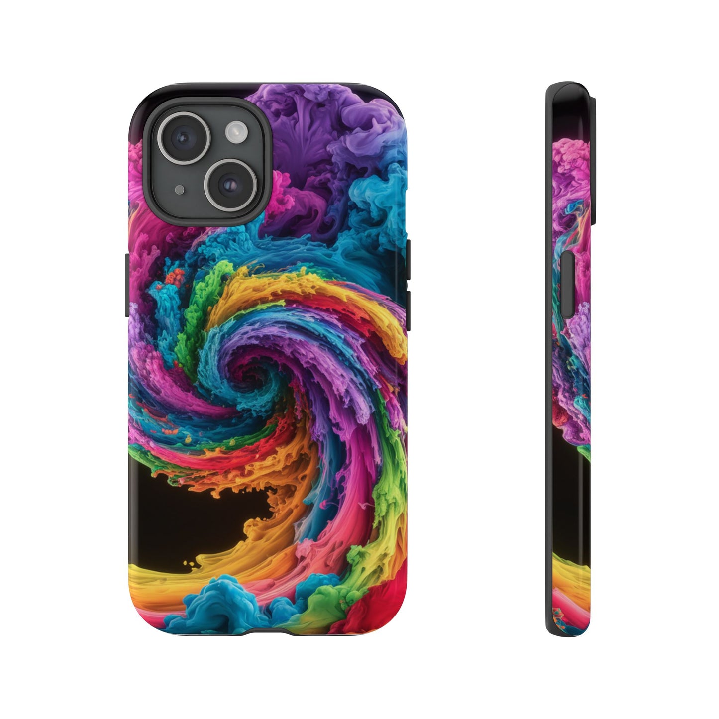 iPhone Case - Colorful Swirl Design