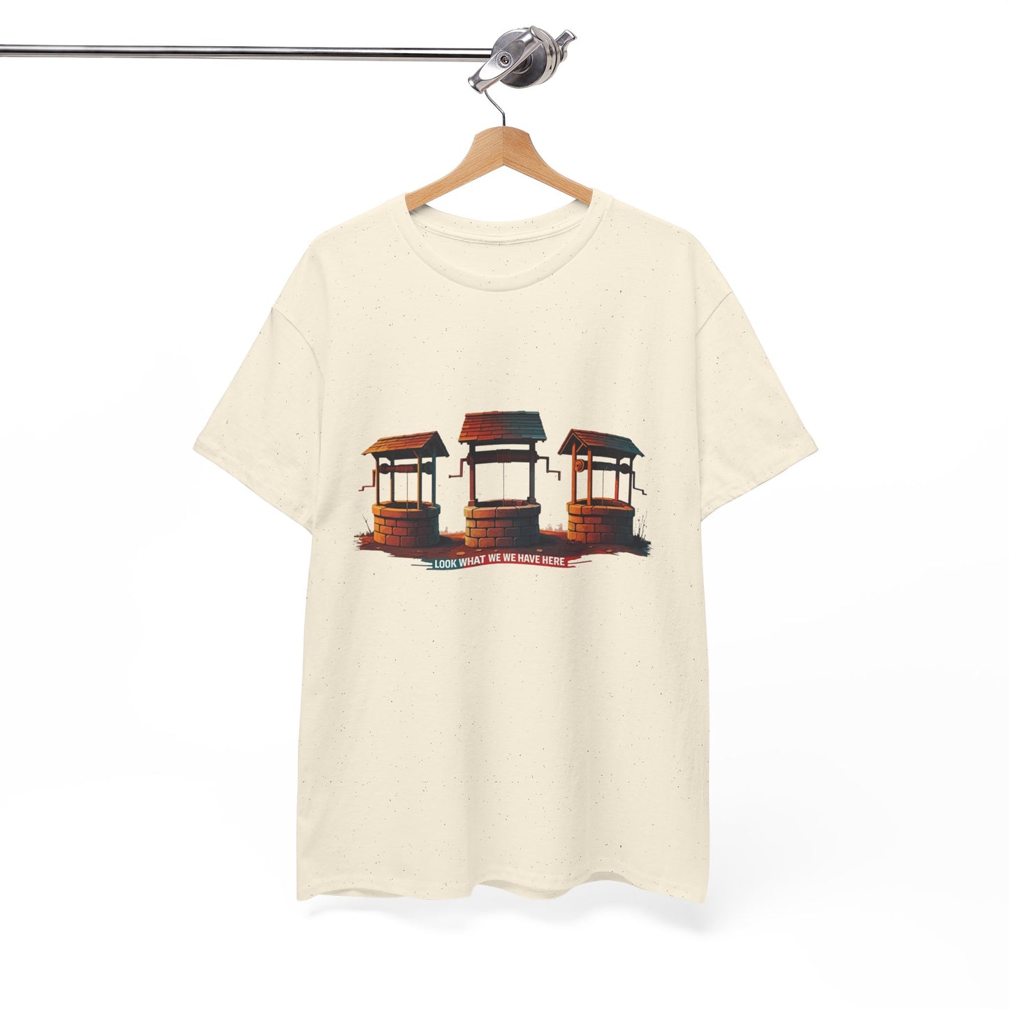 Funny “Well Well Well” T-Shirt • Pun Graphic Tee with Wishing Wells • Retro Vintage Humor Shirt • Gift for Pun Lovers & Joke Fans