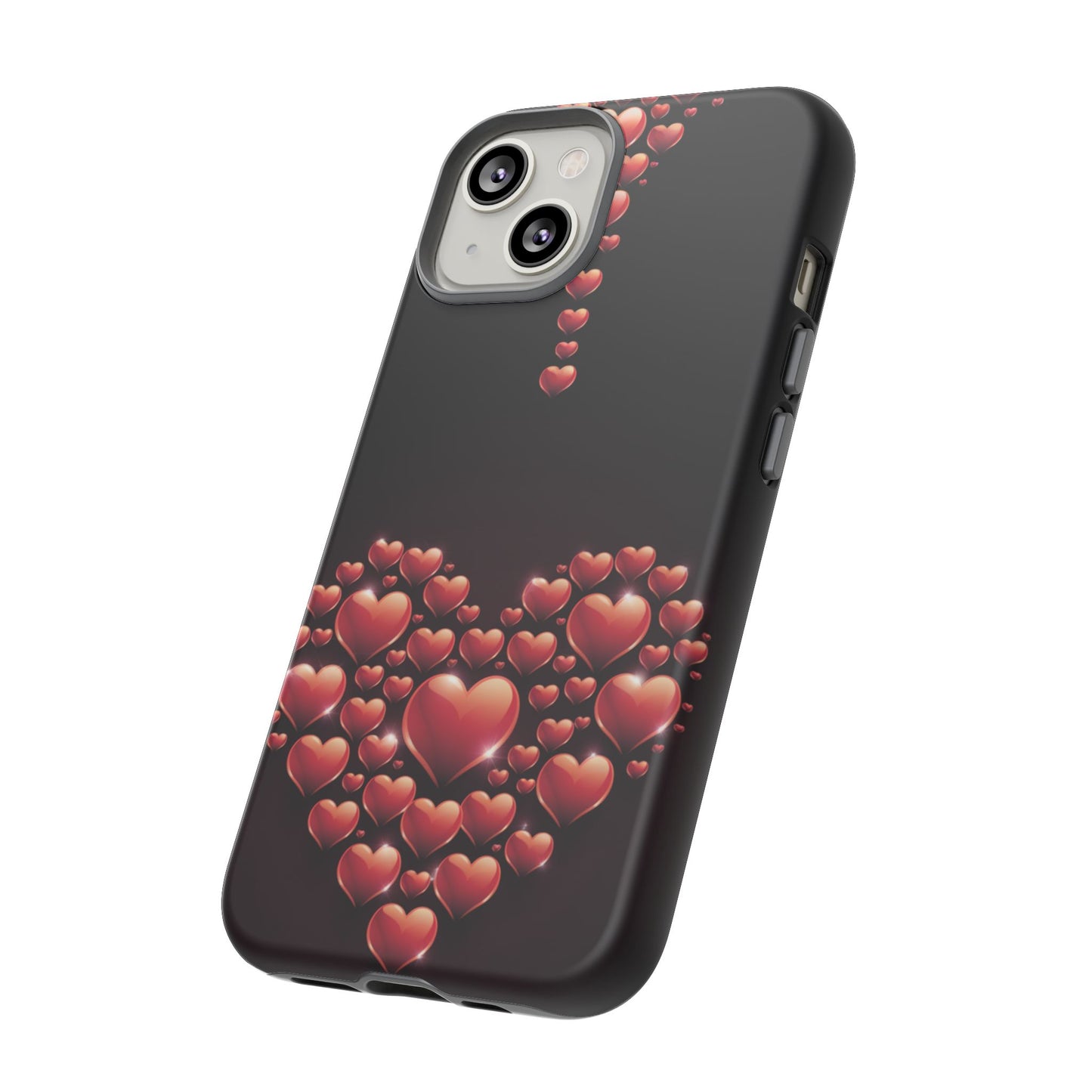 iPhone Case - Heart Made Out of Hearts Design