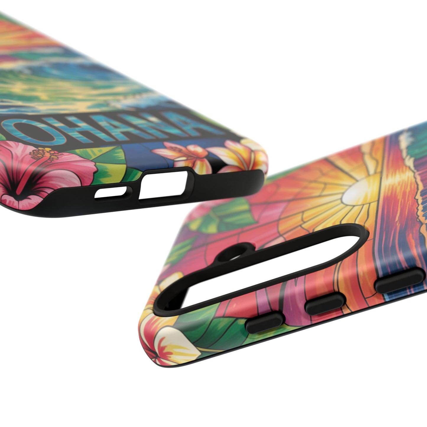 Samsung Galaxy Case Ohana Hawaiian Wave Phone Cover Sunset Tropical Beach Art Protective Case Gift for Samsung Lovers