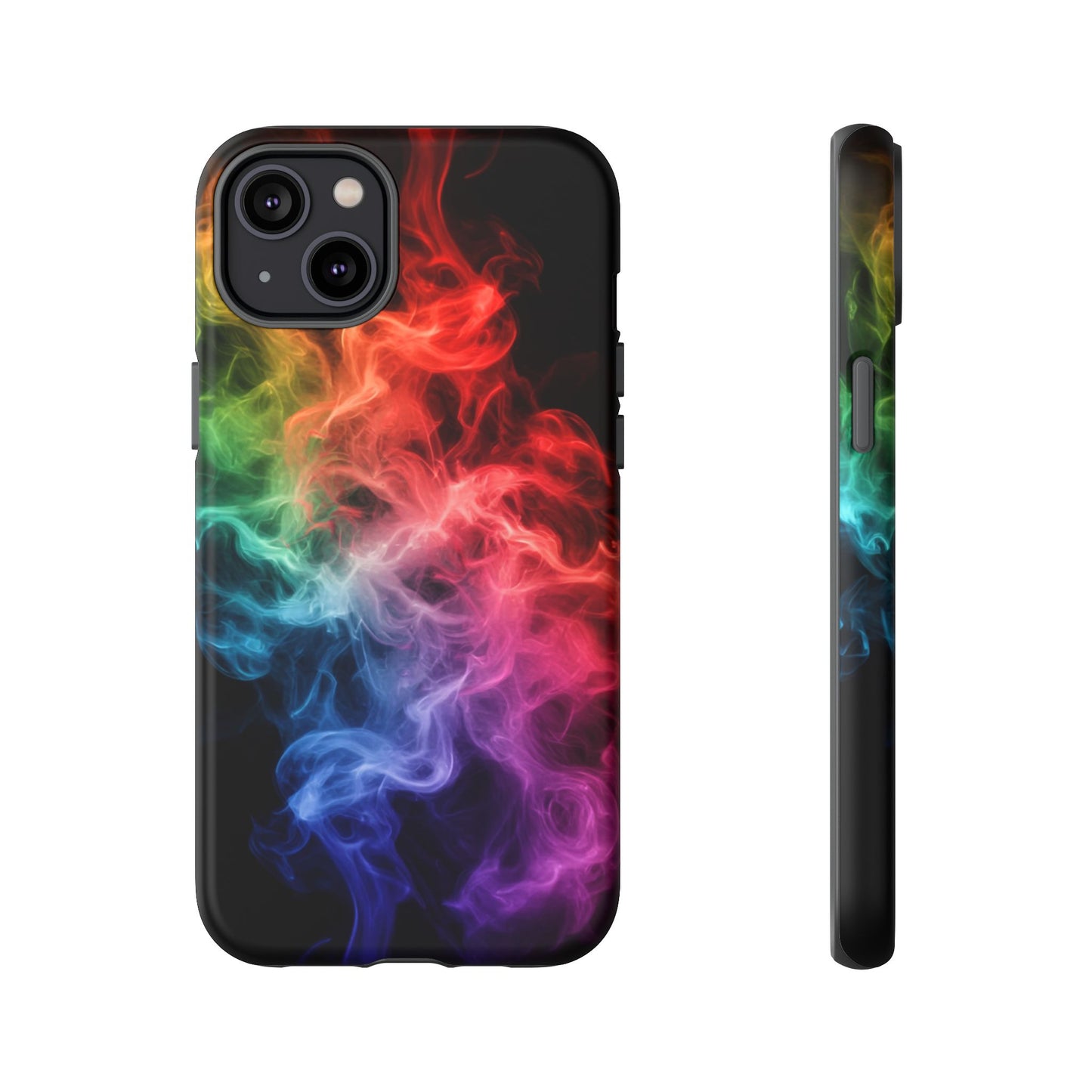 iPhone Case - Colorful Smoke Design