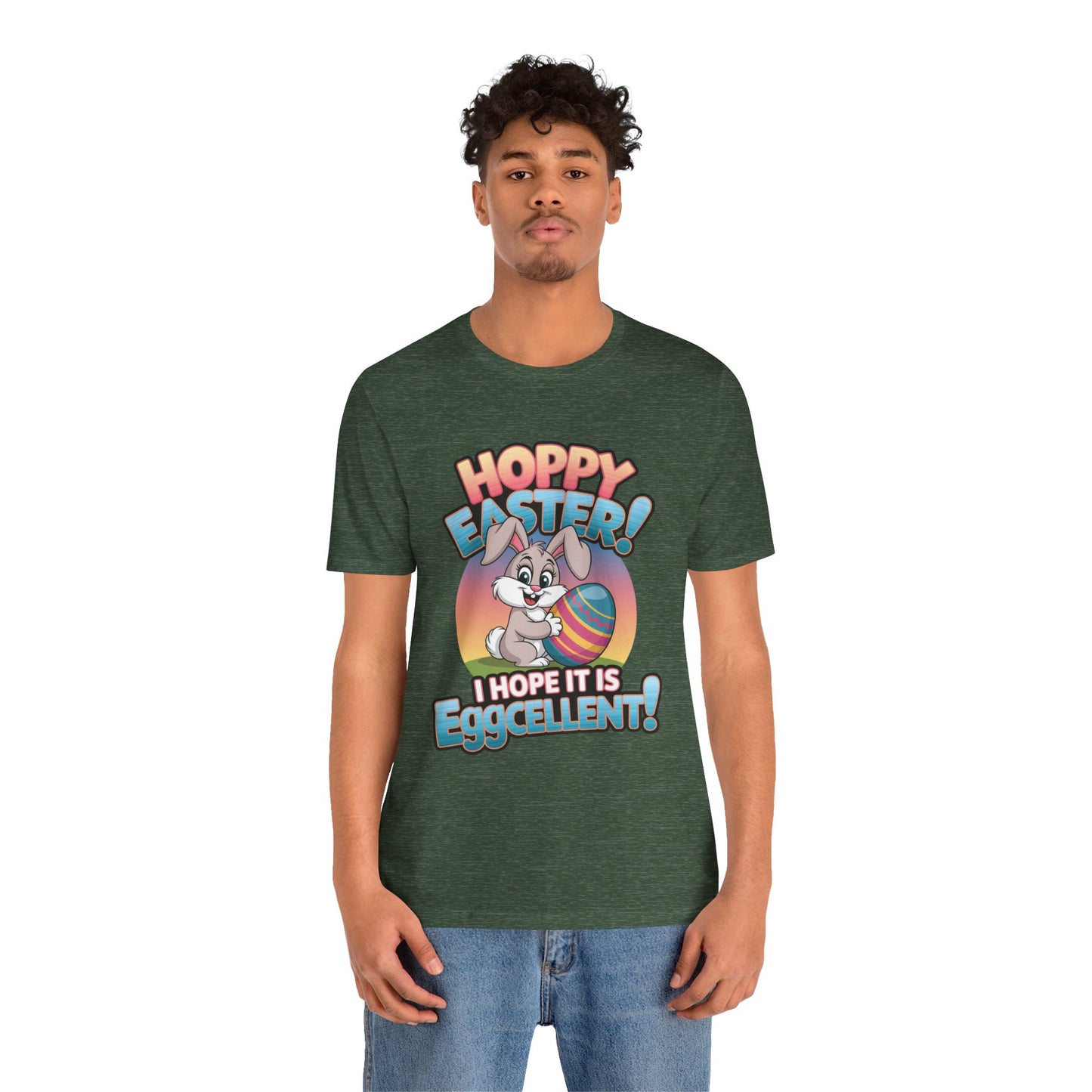 Happy Easter Unisex Tee Easter Shirt Easter Bunny T Shirt Easter Apparel Easter Bunny Outfit