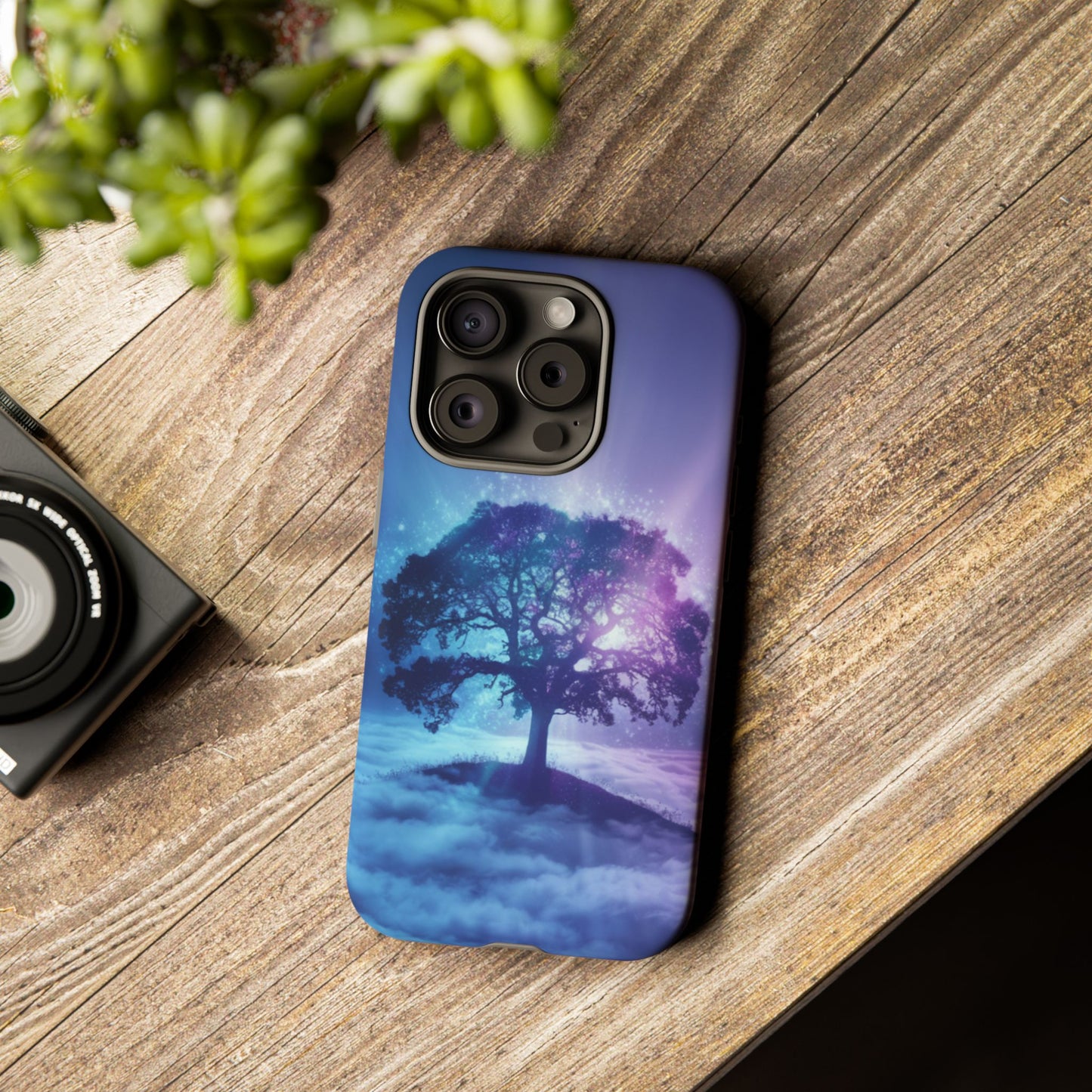 iPhone Case with Dreamy Tree Design