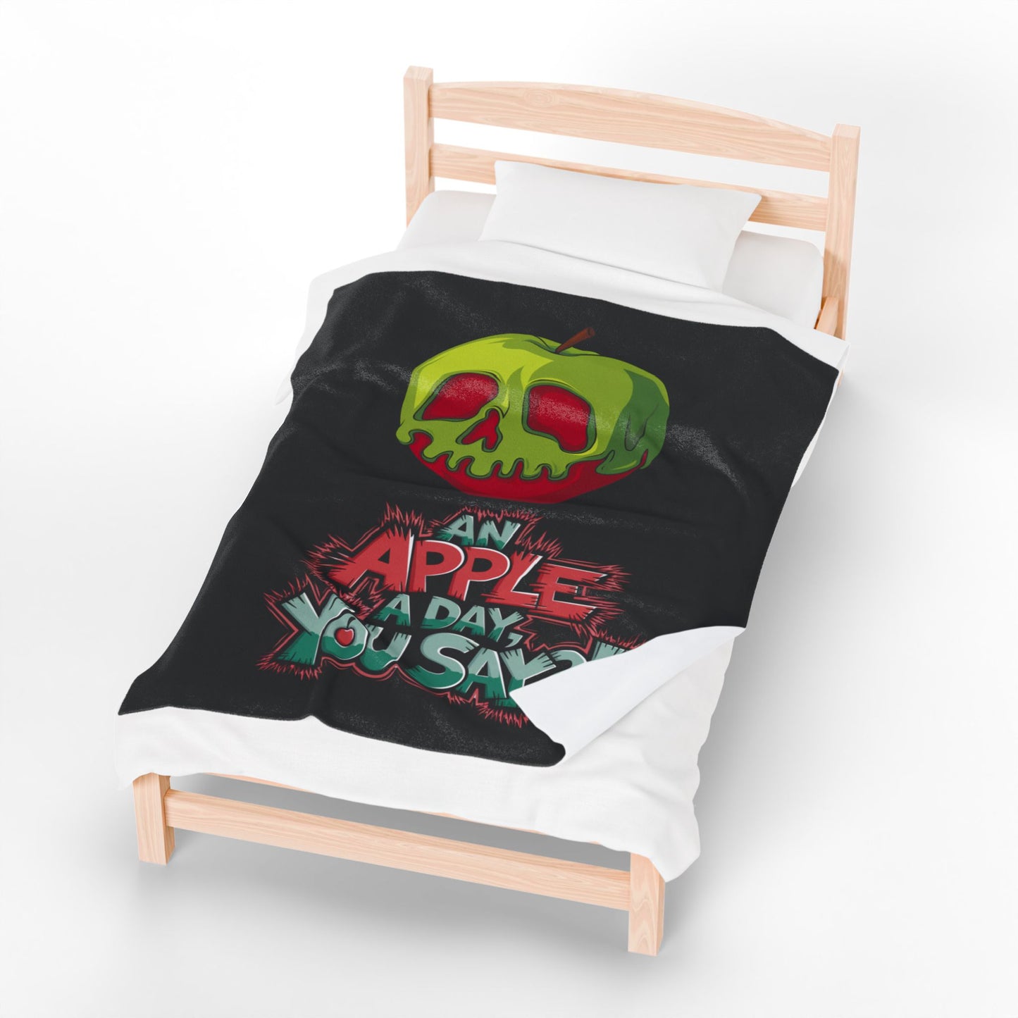 Plush Blanket - Poison Apple Design for Cozy Nights