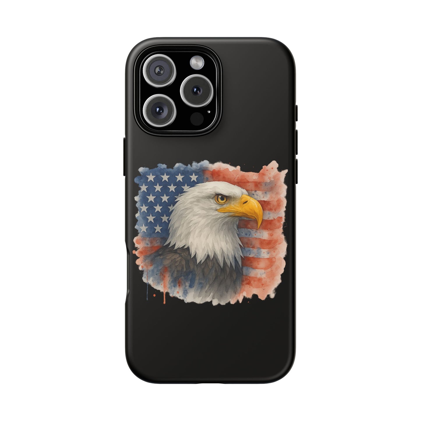 Patriotic Eagle Phone Case for iPhone - Tough Cases with American Flag Design 4th of July Case Memorial Day Veteran's Day