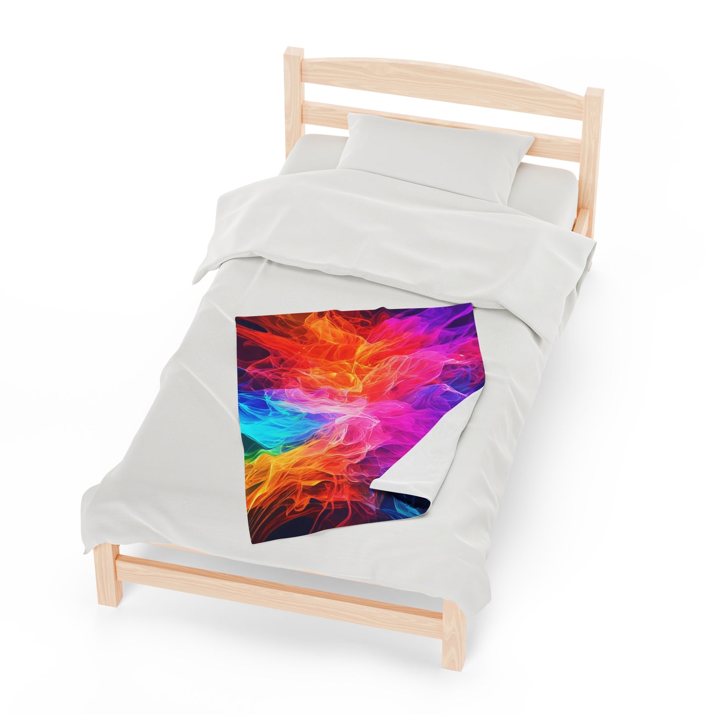 Plush Blanket Color Splash Design