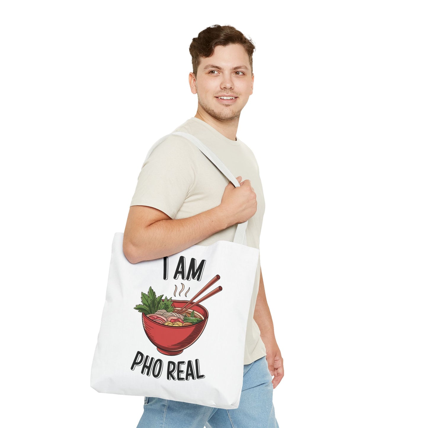 Pho Real Tote Bag Shopping Bag Pho Tote Reusable Bag Gift for Foodie Lover