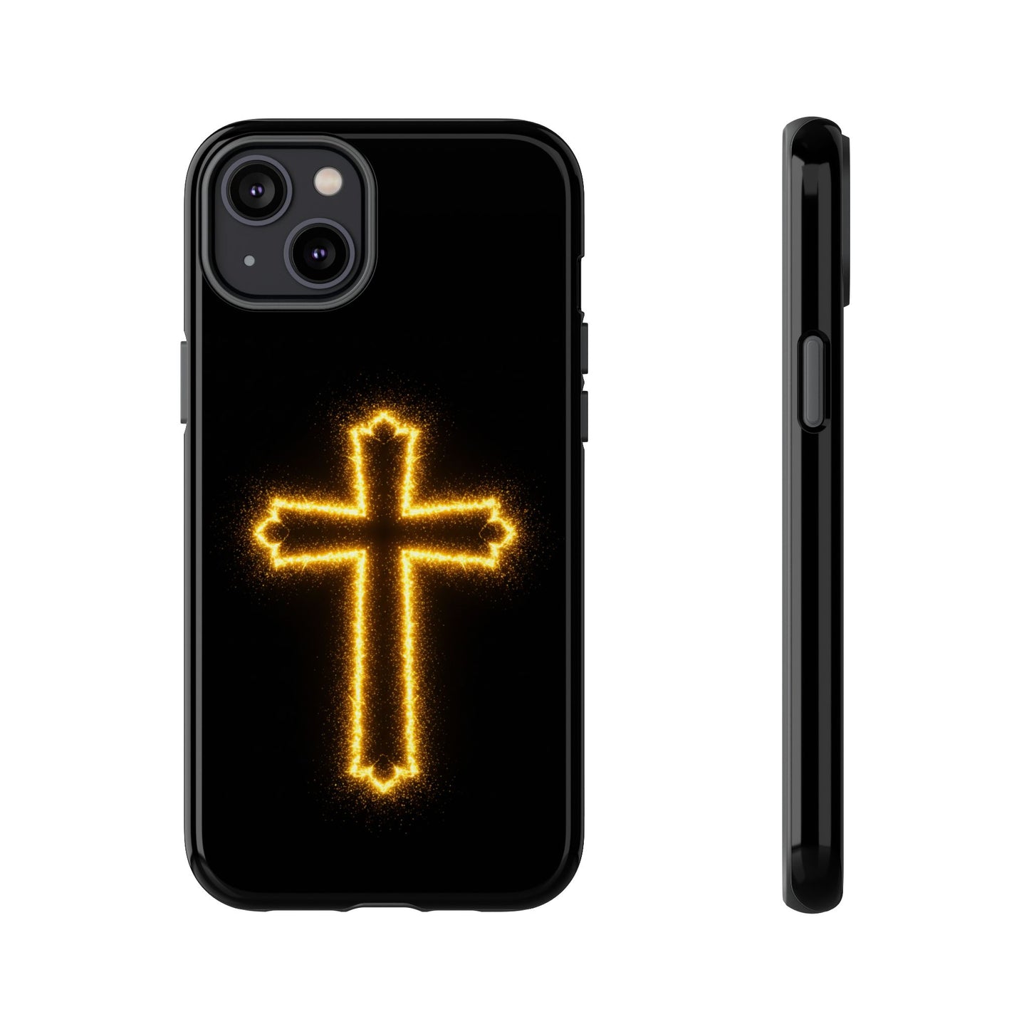 Glowing Cross Phone Case - Faith-Inspired Tough Cases