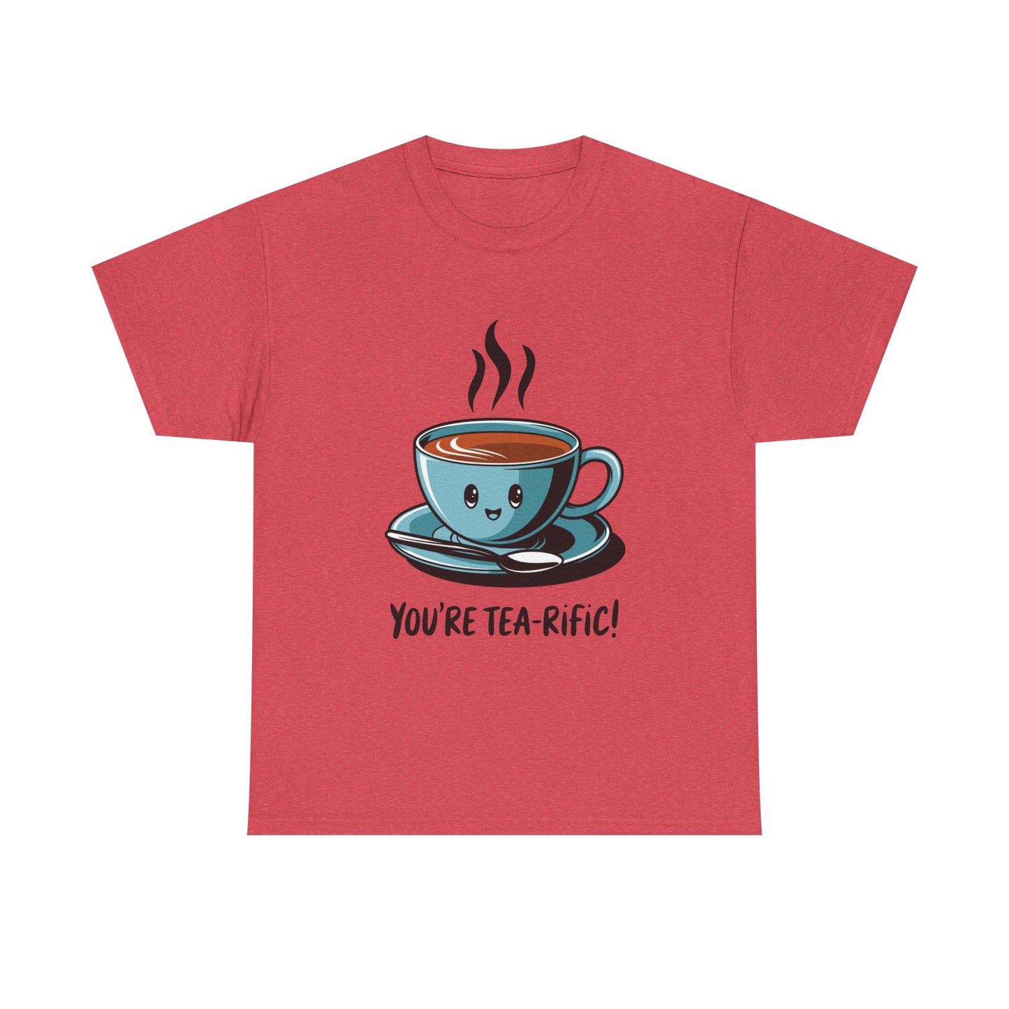 You’re Tea-Rific! Cute Tea Pun T-Shirt for Tea Lovers - Funny Gift, Kawaii Cup Graphic Tee - Unisex Soft Cotton Shirt