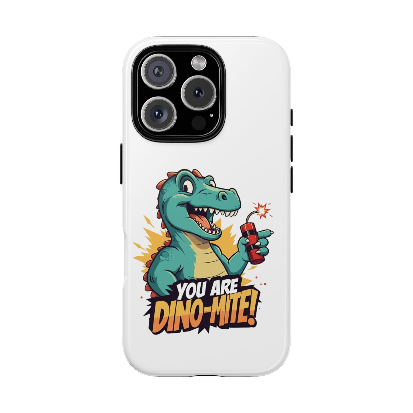 iPhone Case - Dino-Mite Pun Design