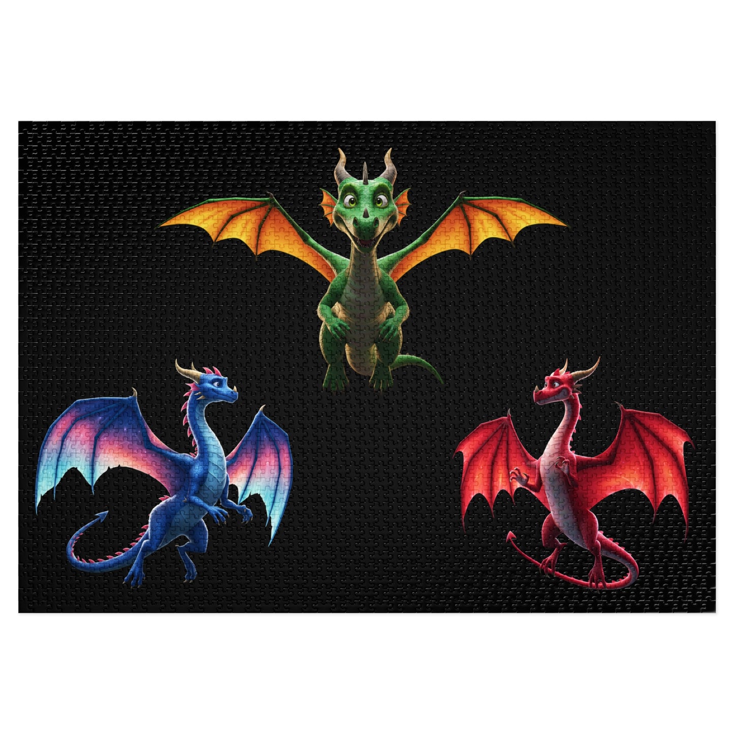 Fantasy Dragon Jigsaw Puzzle in Tin – 252‑2000pc Adult and Kids Puzzle, Family Game Night, Gift for Dragon Lovers, DandD Art Decor