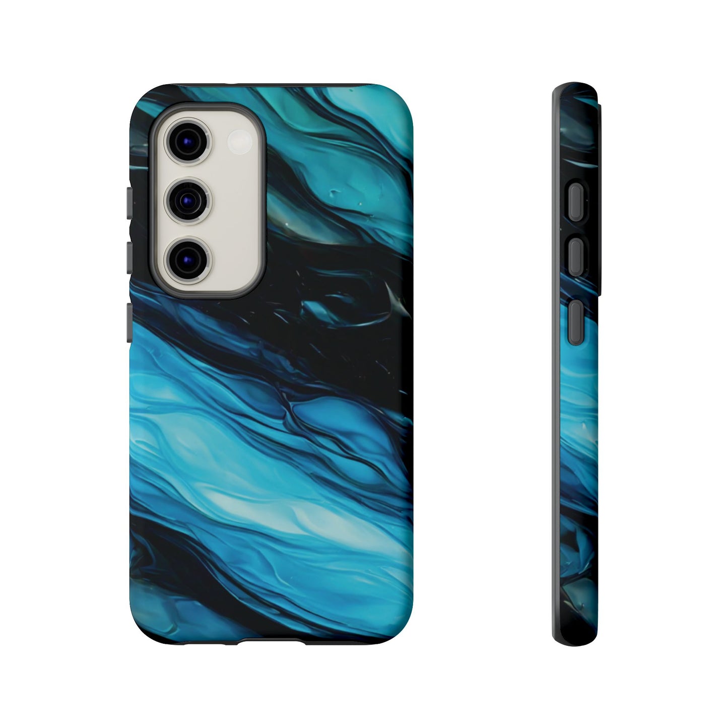 Samsung Galaxy Blue Splash Phone Case