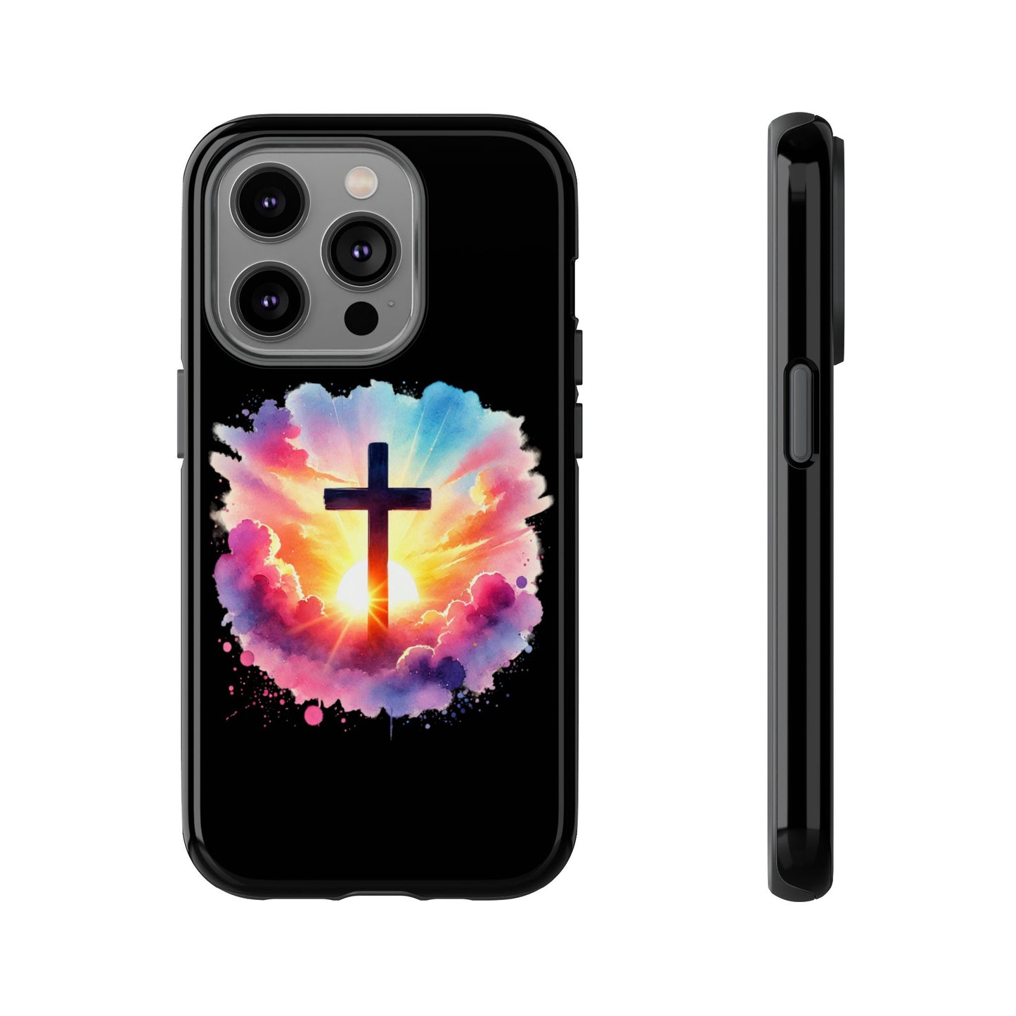Inspirational Cross iPhone Case Christian Phone Case Easter iPhone Case Faith Based Case Easter iPhone Case