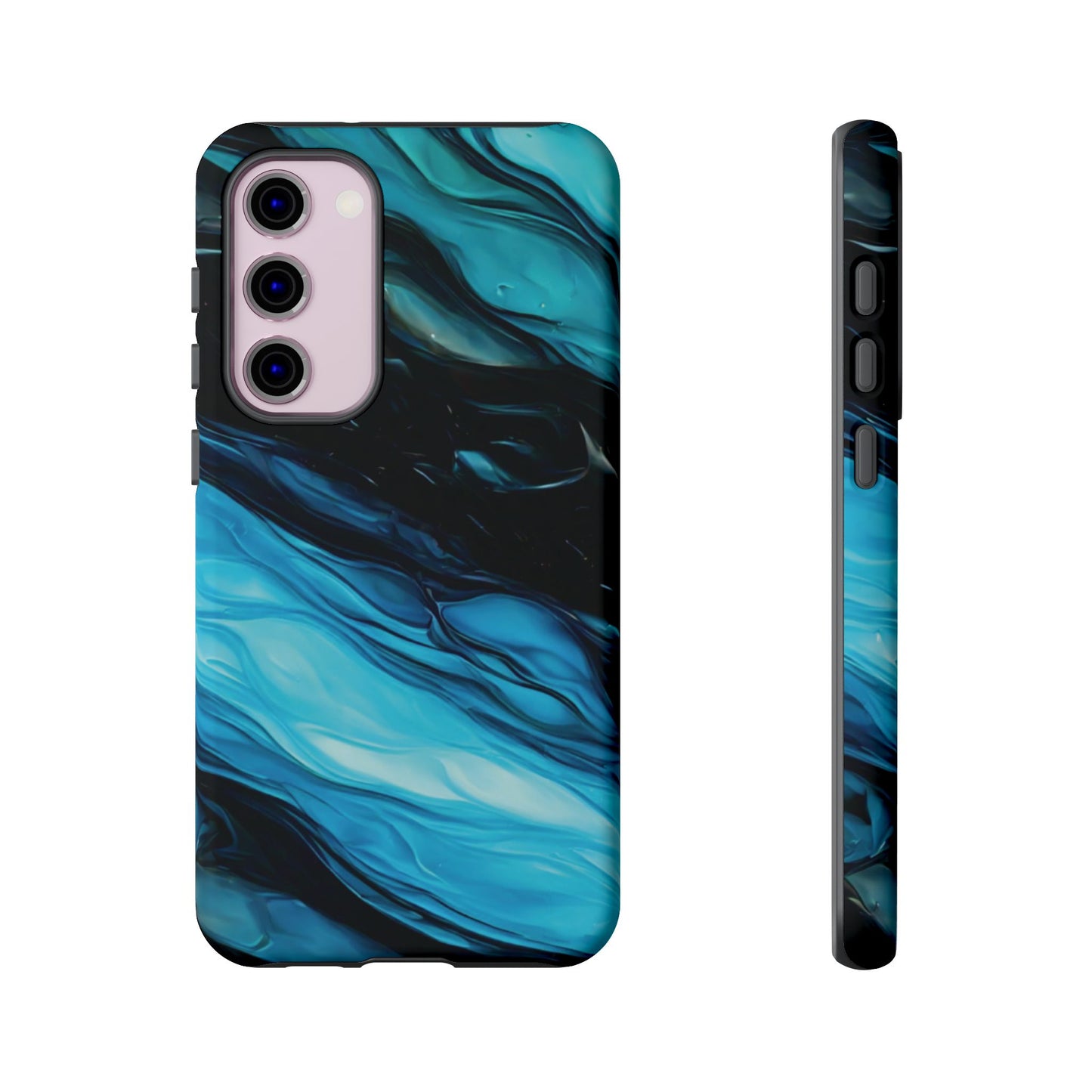 Samsung Galaxy Blue Splash Phone Case
