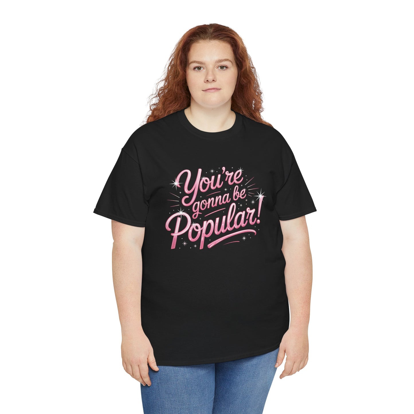 You’re Gonna Be Popular Wicked Musical Tee – Broadway Quote Shirt – Funny Retro Typography T-Shirt for Theatre Fans & Musical Lovers