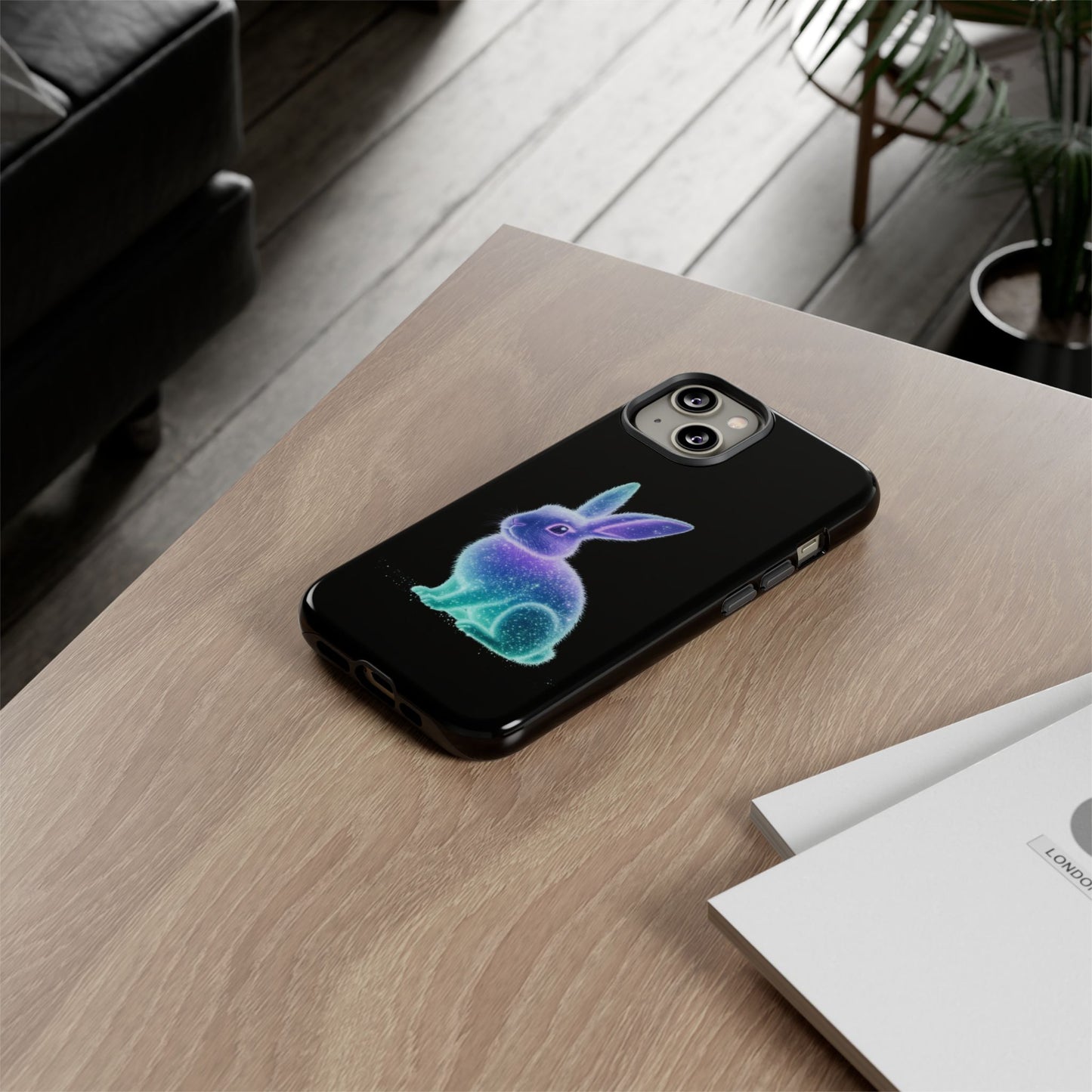 iPhone Case - Bioluminescent Easter Bunny Design