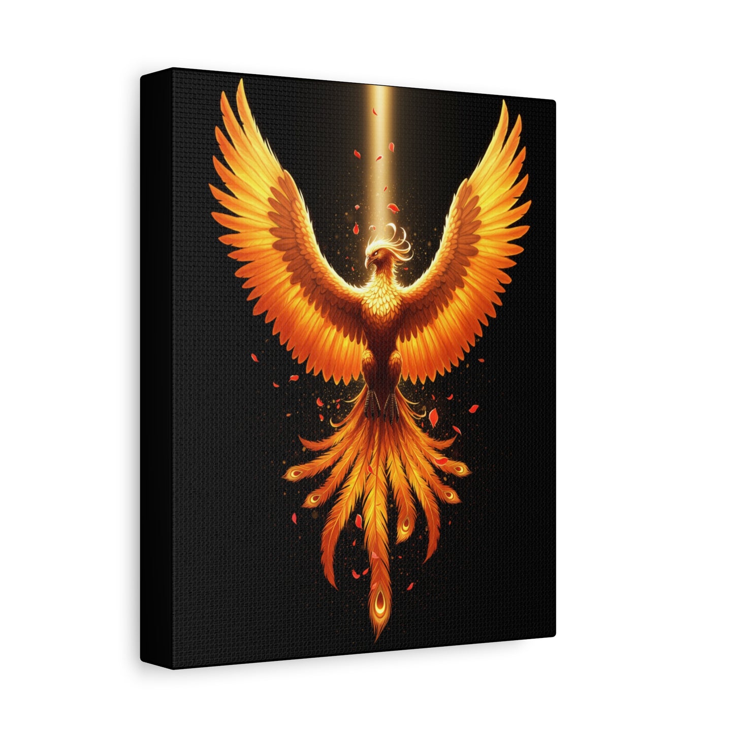 Phoenix Canvas Firebird Art Fire Bird Decor Modern Home Decor Legendary Bird Art